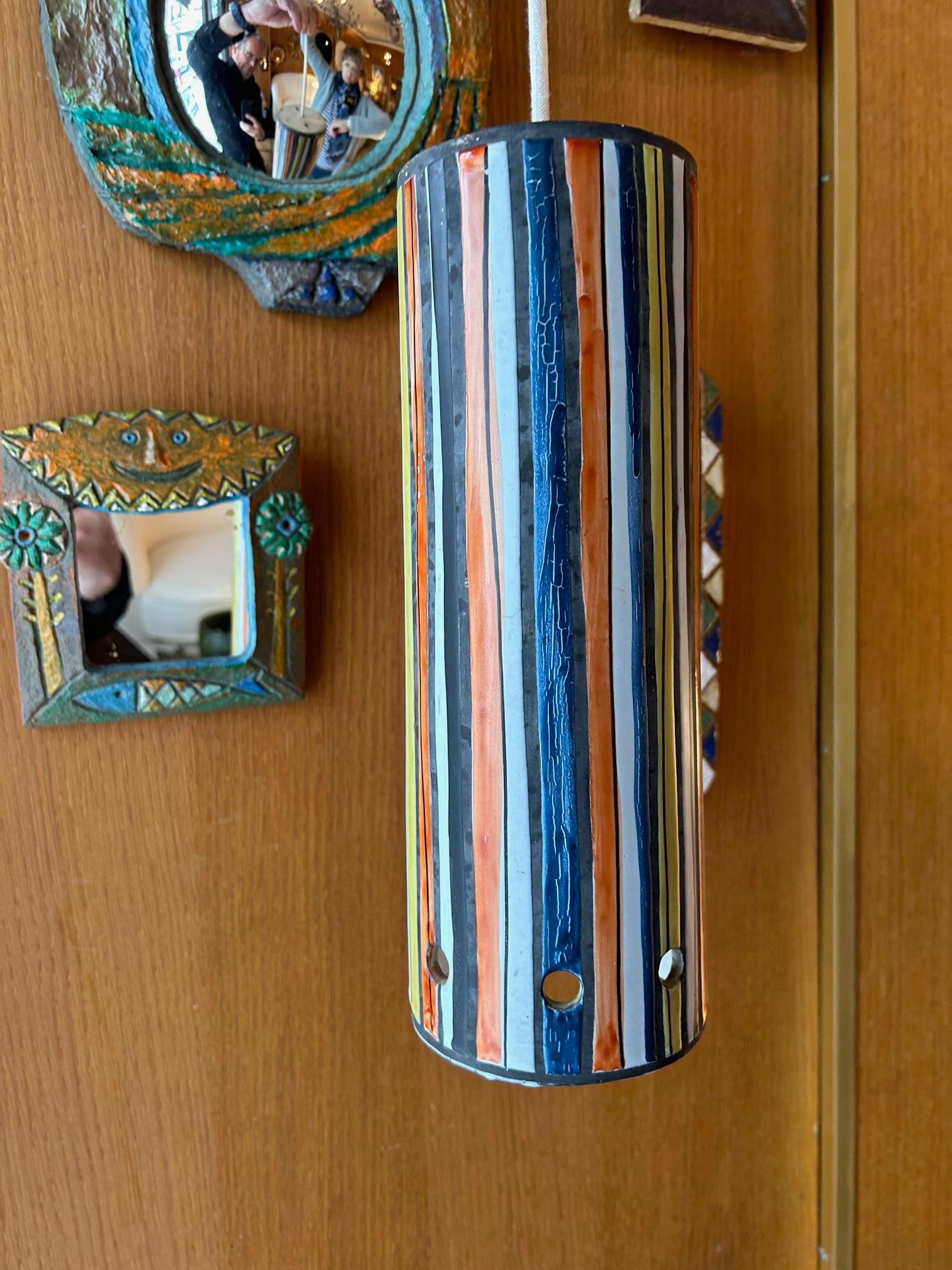 Modern Ceramic Pyjama light pendant by Roger Capron, 1960's