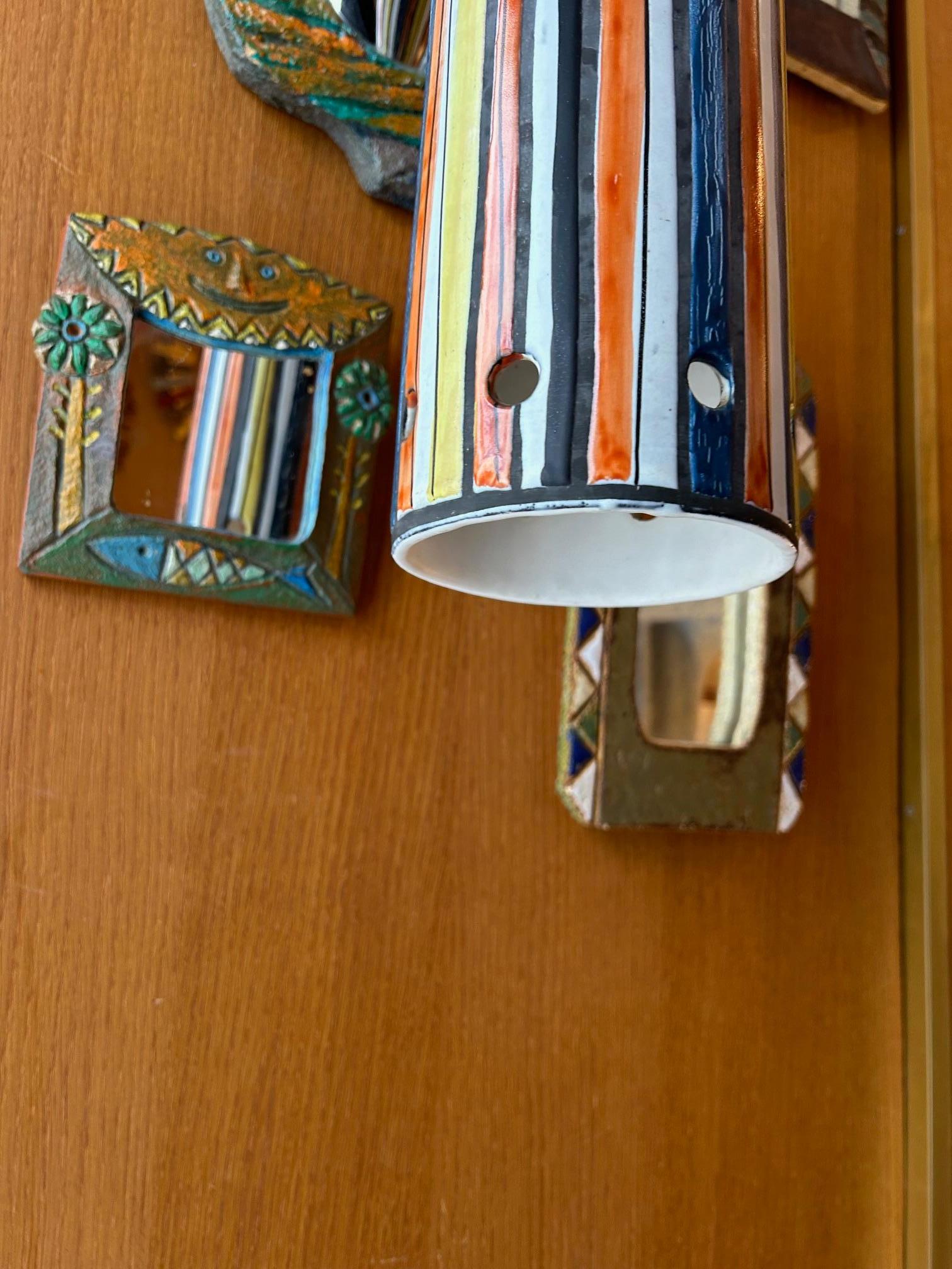 French Ceramic Pyjama light pendant by Roger Capron, 1960's