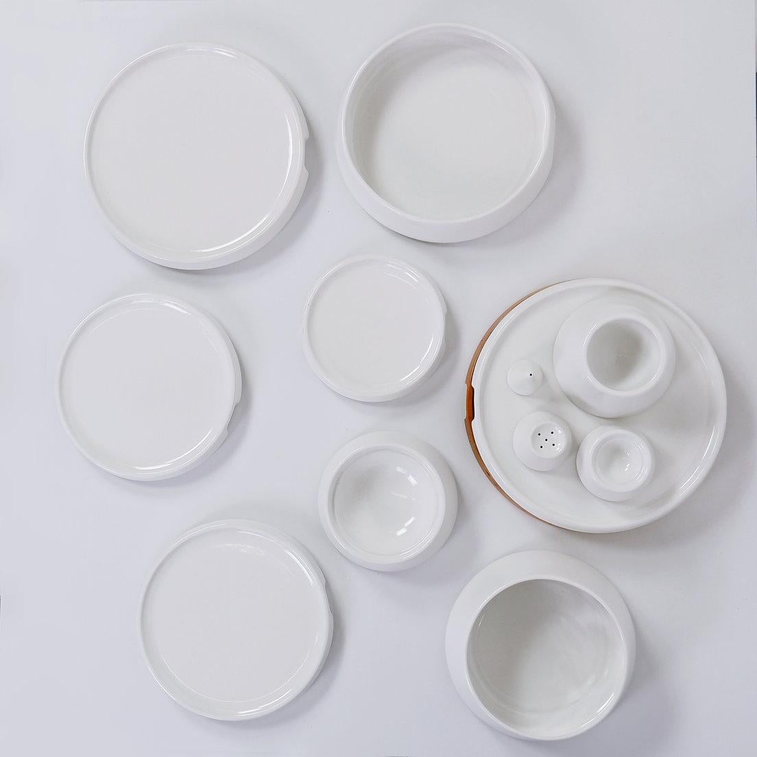 Servicio de mesa de cerámica 