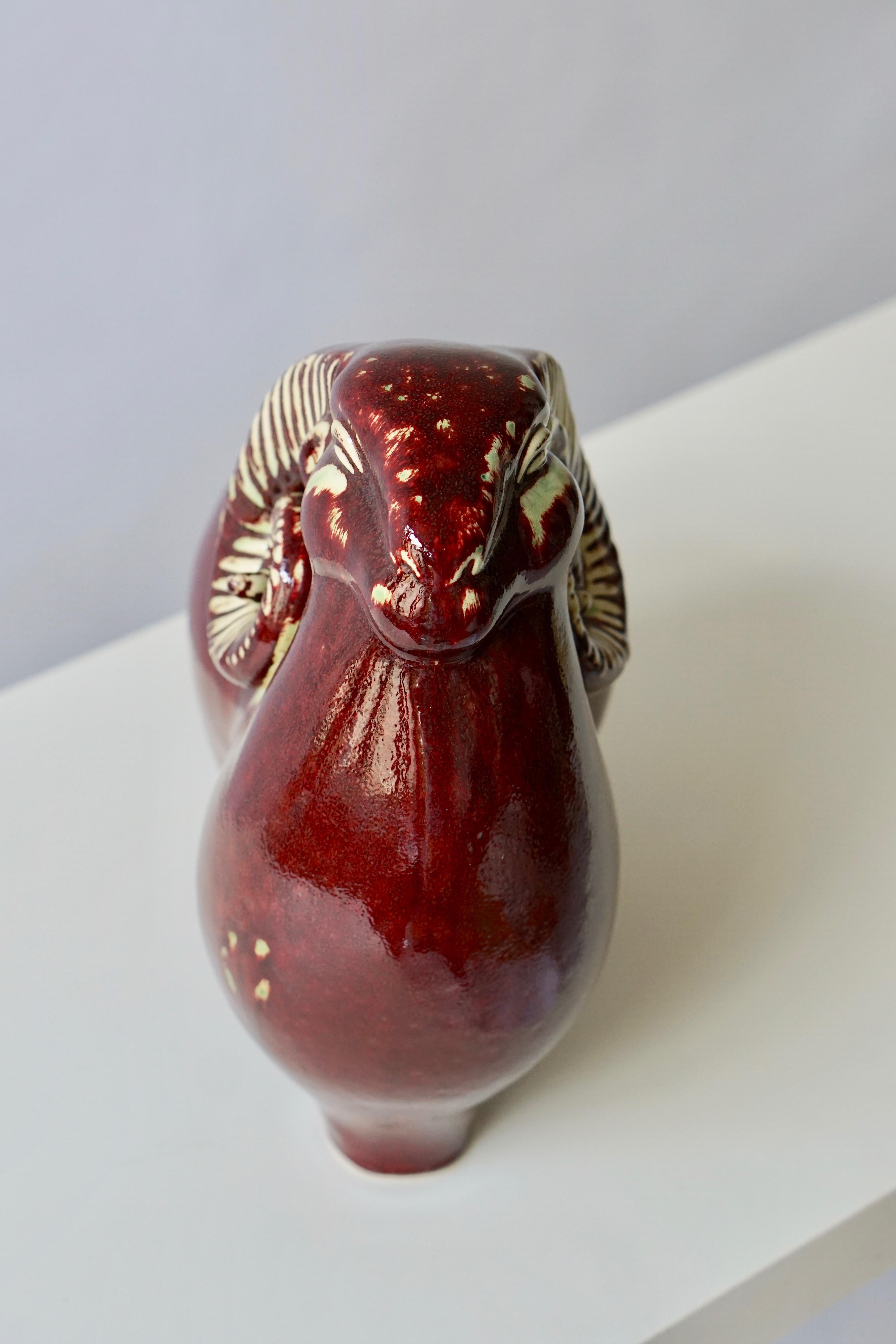 Keramik- Widder-Skulptur 12
