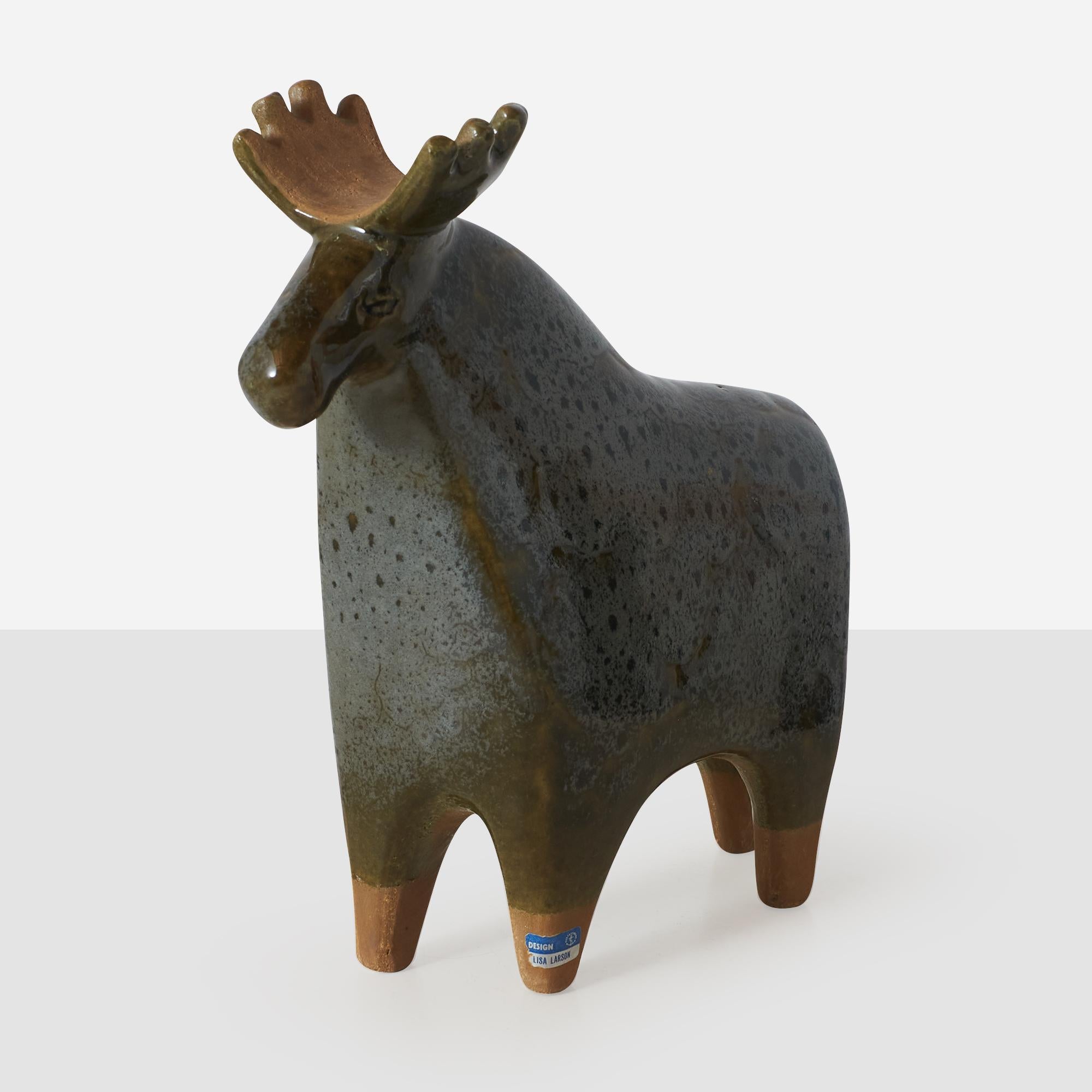 Ceramic Moose by Lisa Larson In Good Condition In San Francisco, CA