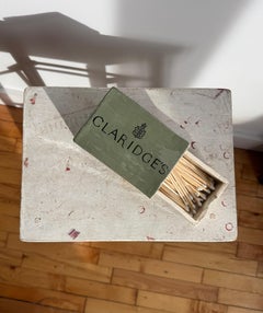 Caja de cerillas de cerámica para restaurante de Catie Curry, diseño icónico de Londres, arte funcional