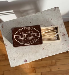 Keramische Restaurant-Streichholzschachtel von Catie Curry, NYC Iconic Design, Funktionale Kunst