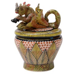 Ceramic  Rhino Jewelry  Box  , hand made in South Africa