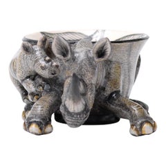Keramik  Rhino Peanut Bowl , handgemacht in Südafrika