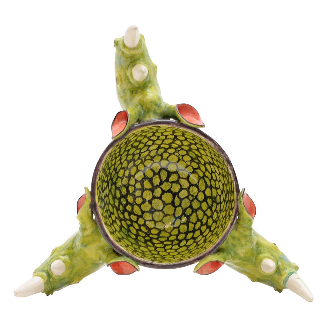 Modern Ceramic Rhino Peanut Bowl , hand made in South Africa