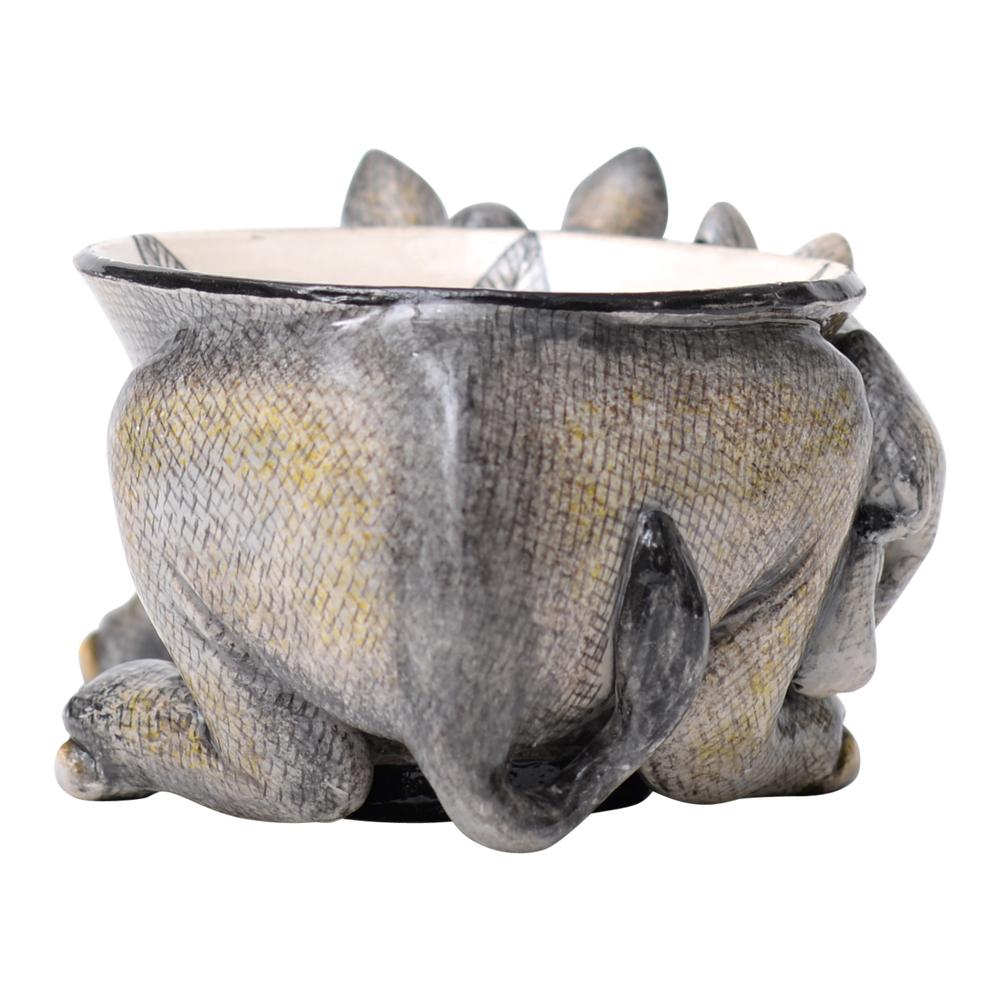 South African Ceramic  Rhino Peanut Bowl , hand made in South Africa
