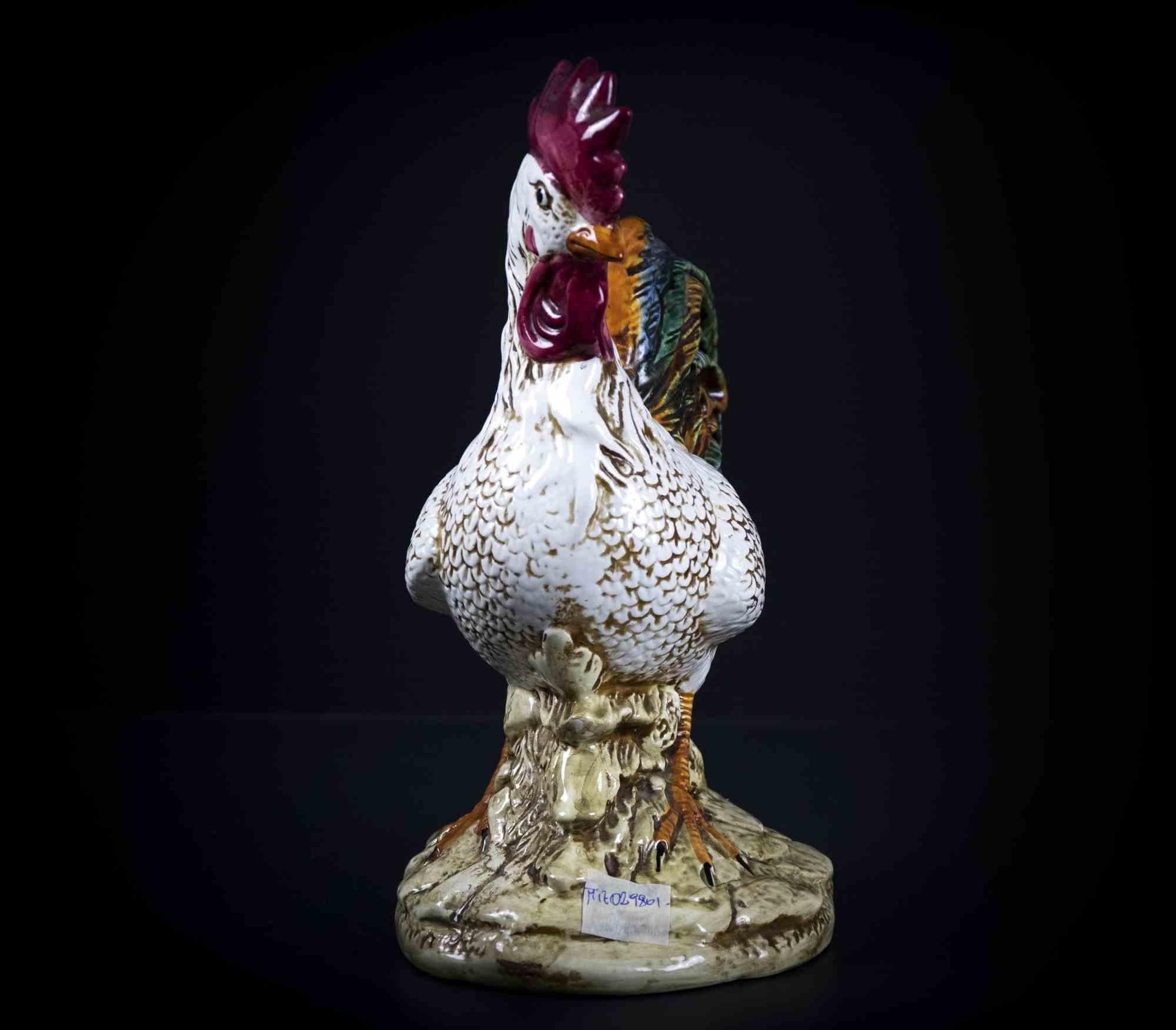 Ceramic Rooster Sculture is an original decorative object realized in the mid-20th century.

Original vintage sculpture in colored ceramics. 

Made in Italy.

Dimensions: 33 x 16 cm. 

Mint Conditions.

 