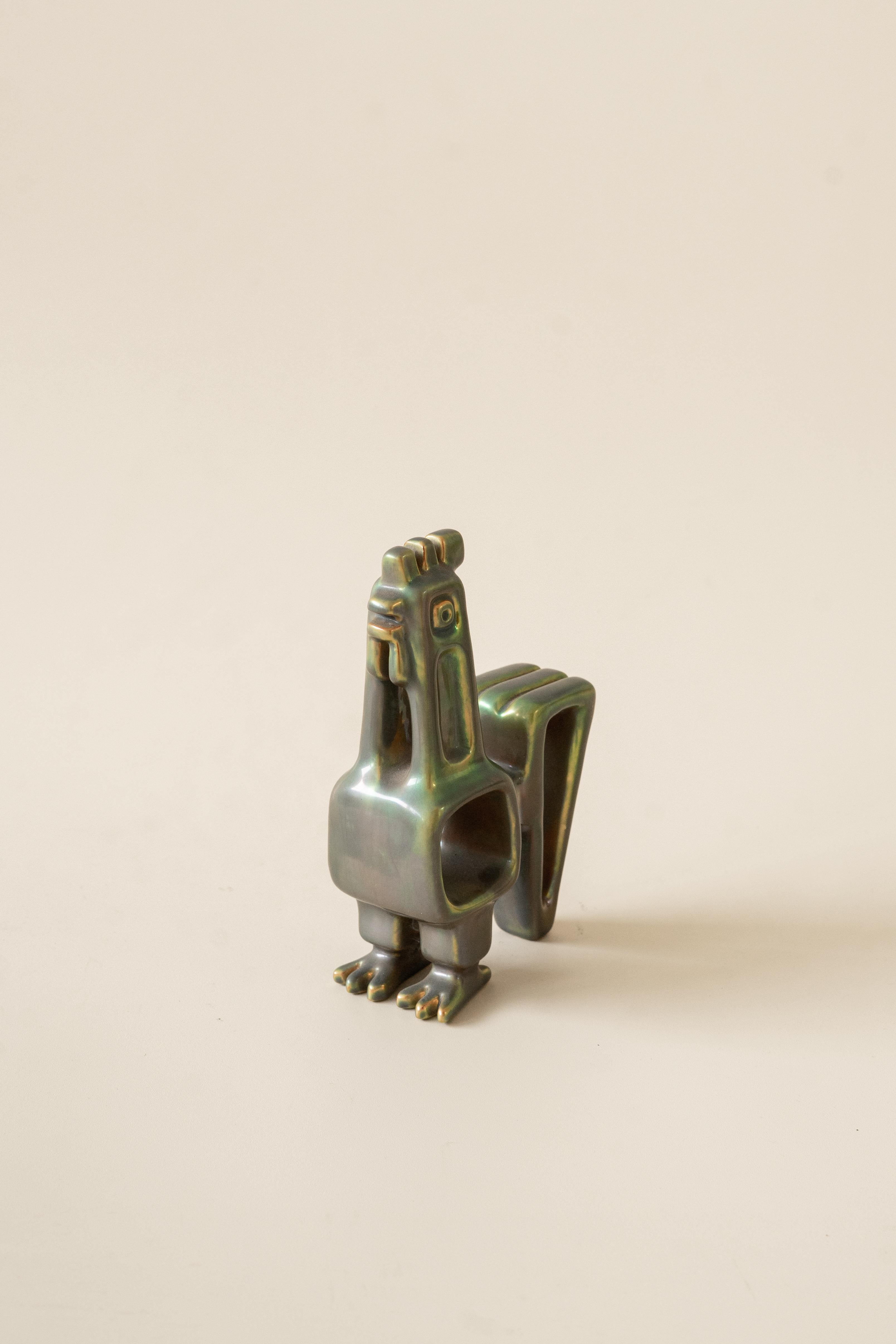 Mid-Century moderno Roster in ceramica di Judit Nador, anni '70 in vendita