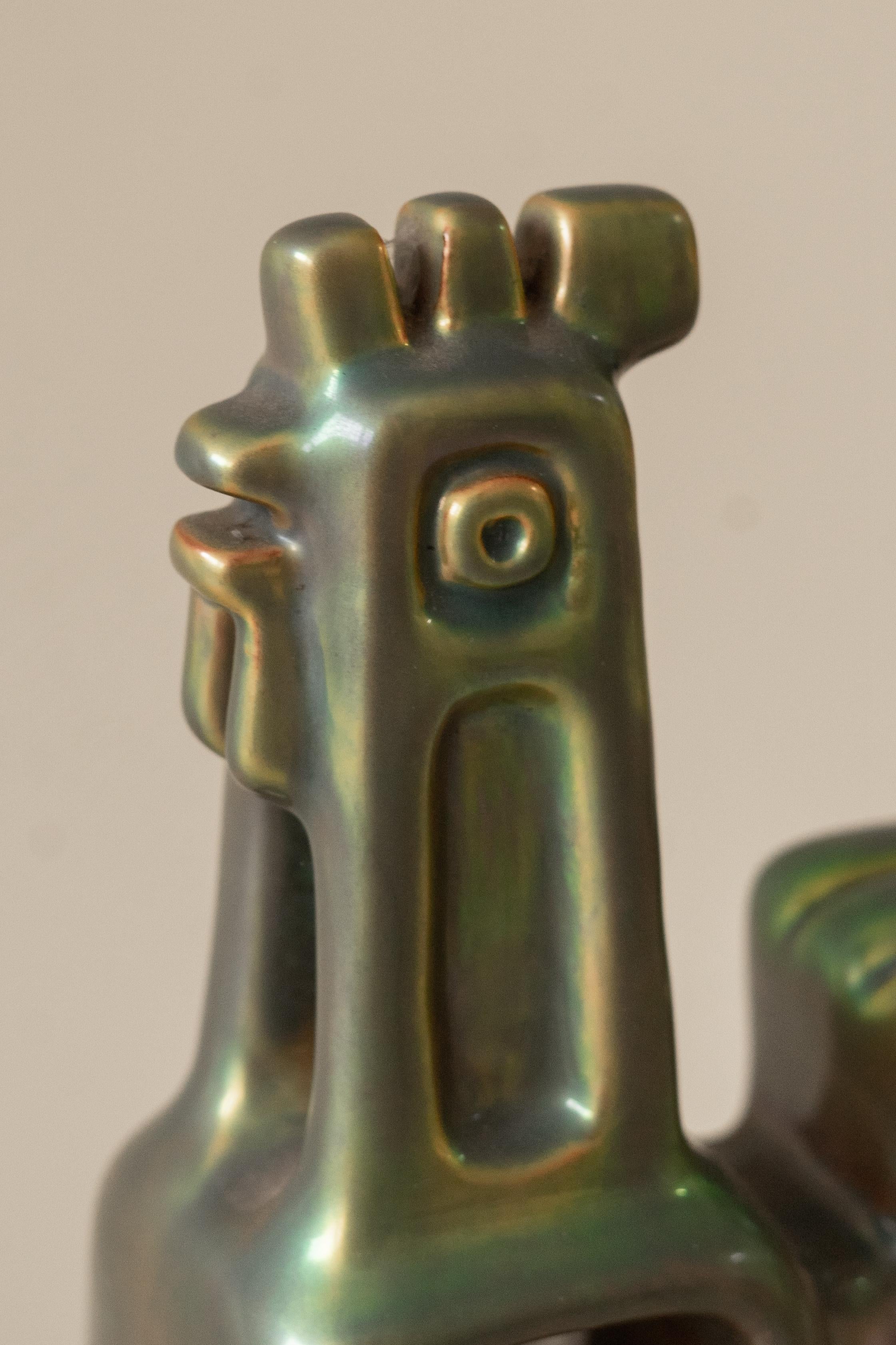 Ceco Roster in ceramica di Judit Nador, anni '70 in vendita