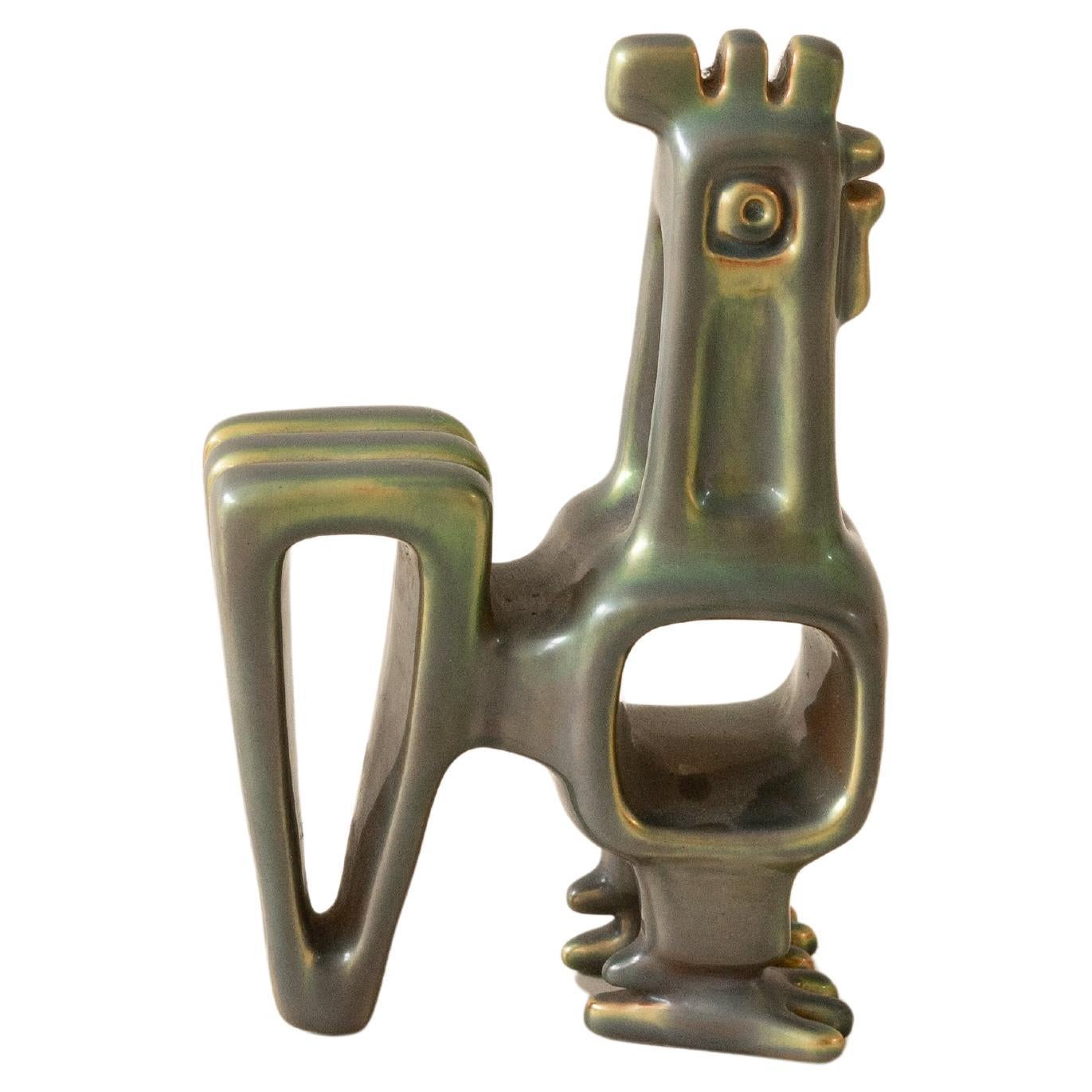 Roster in ceramica di Judit Nador, anni '70 in vendita