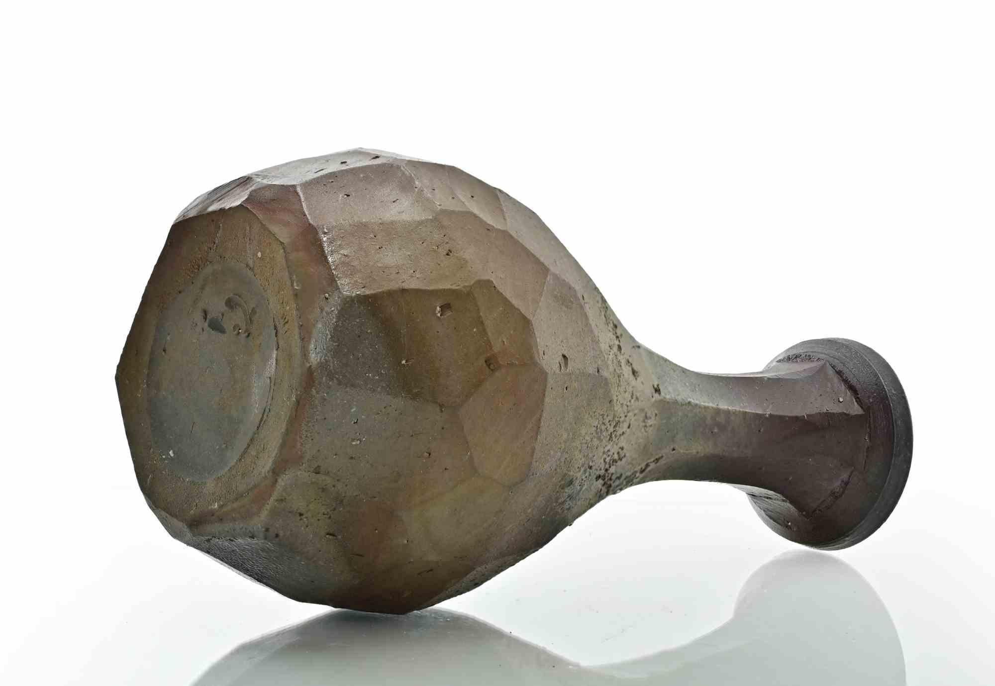 Japanese Ceramic Sake Server Attributed to Nobuhito Nakaoka Tokkuri, Late 20th Century For Sale