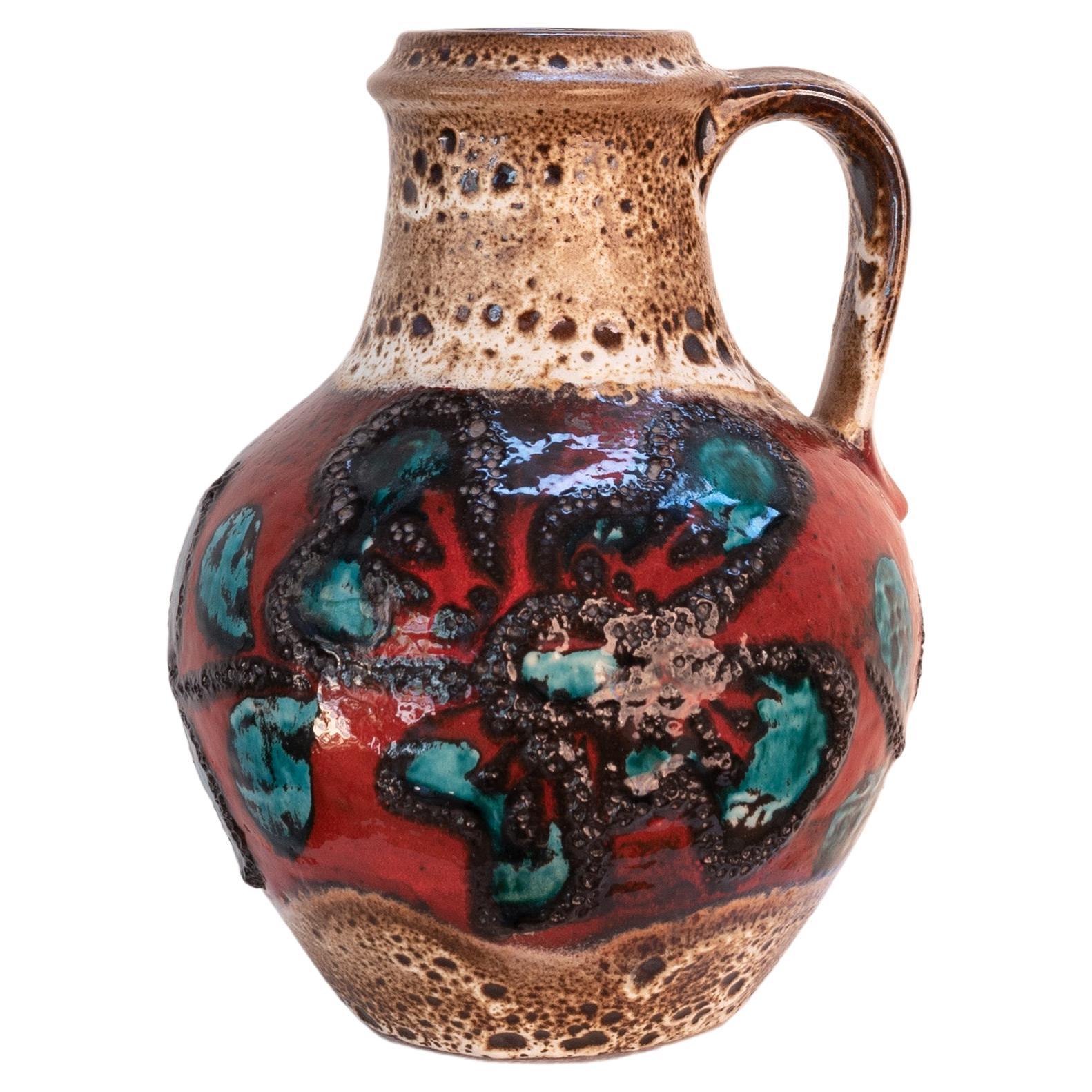 Ceramic Scheurich W-Germany jar (1960s) For Sale