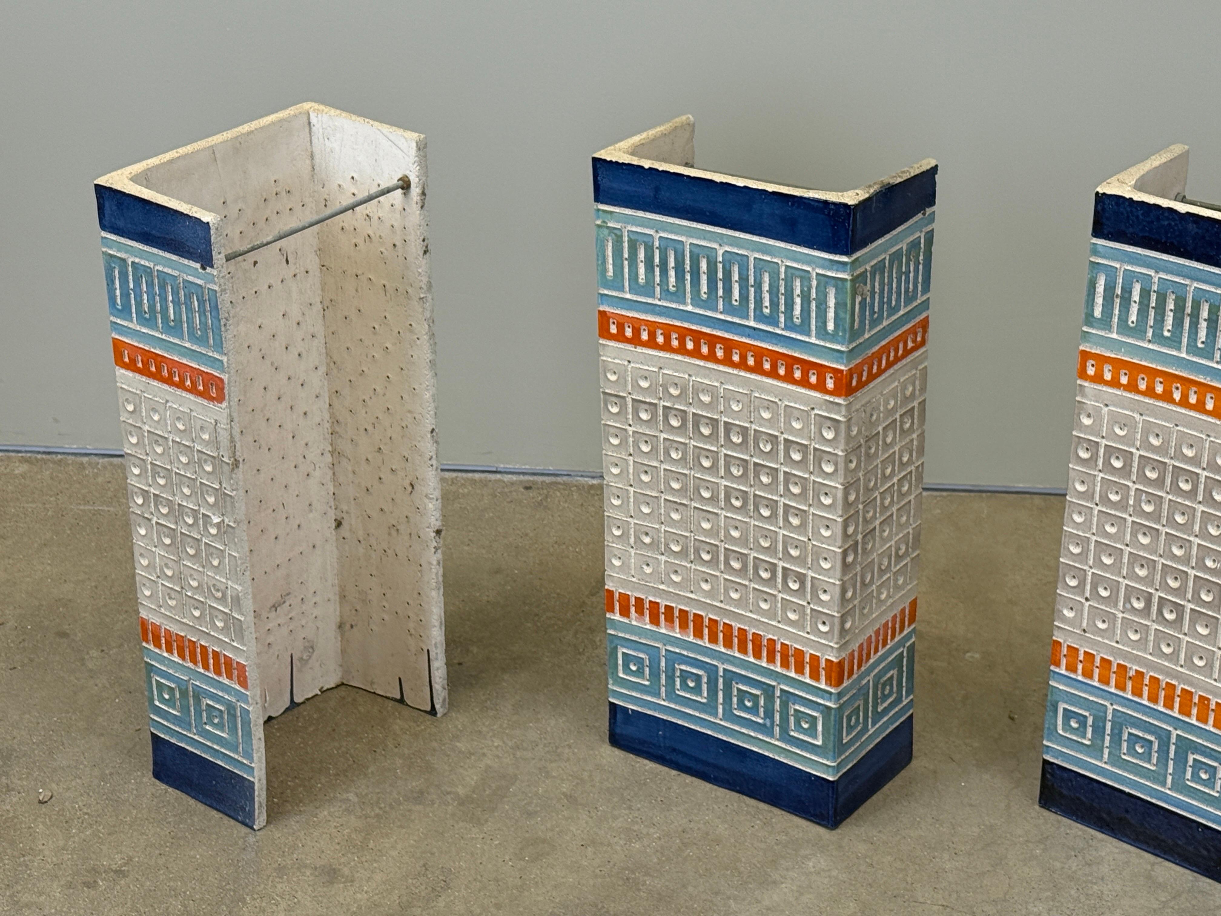 Ceramic Sconces by Martha and Beaumont Mood For Sale 9