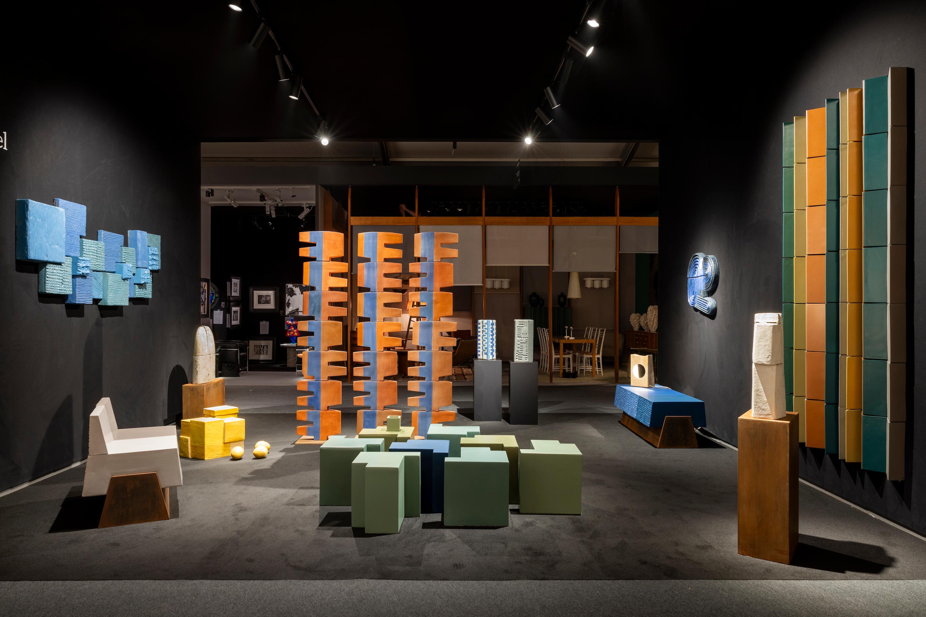 Sculture Totem divisorie e divisorie in ceramica di Andrée & Michel Hirlet in vendita 5