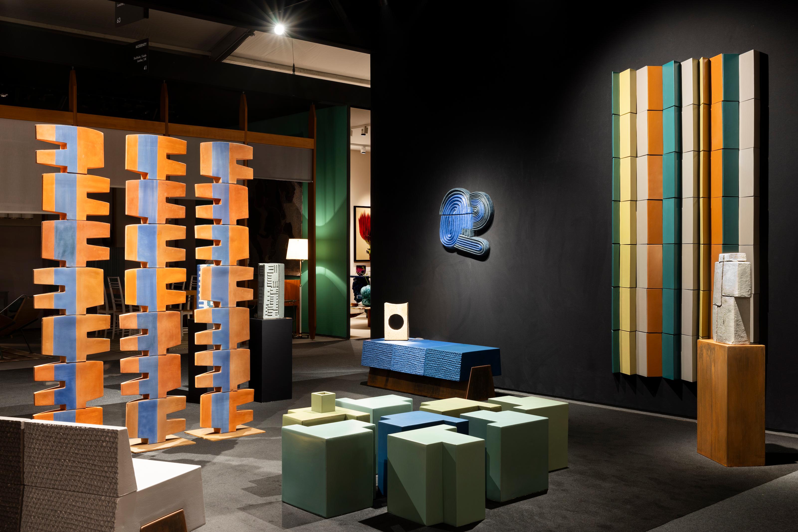 Sculture Totem divisorie e divisorie in ceramica di Andrée & Michel Hirlet in vendita 6