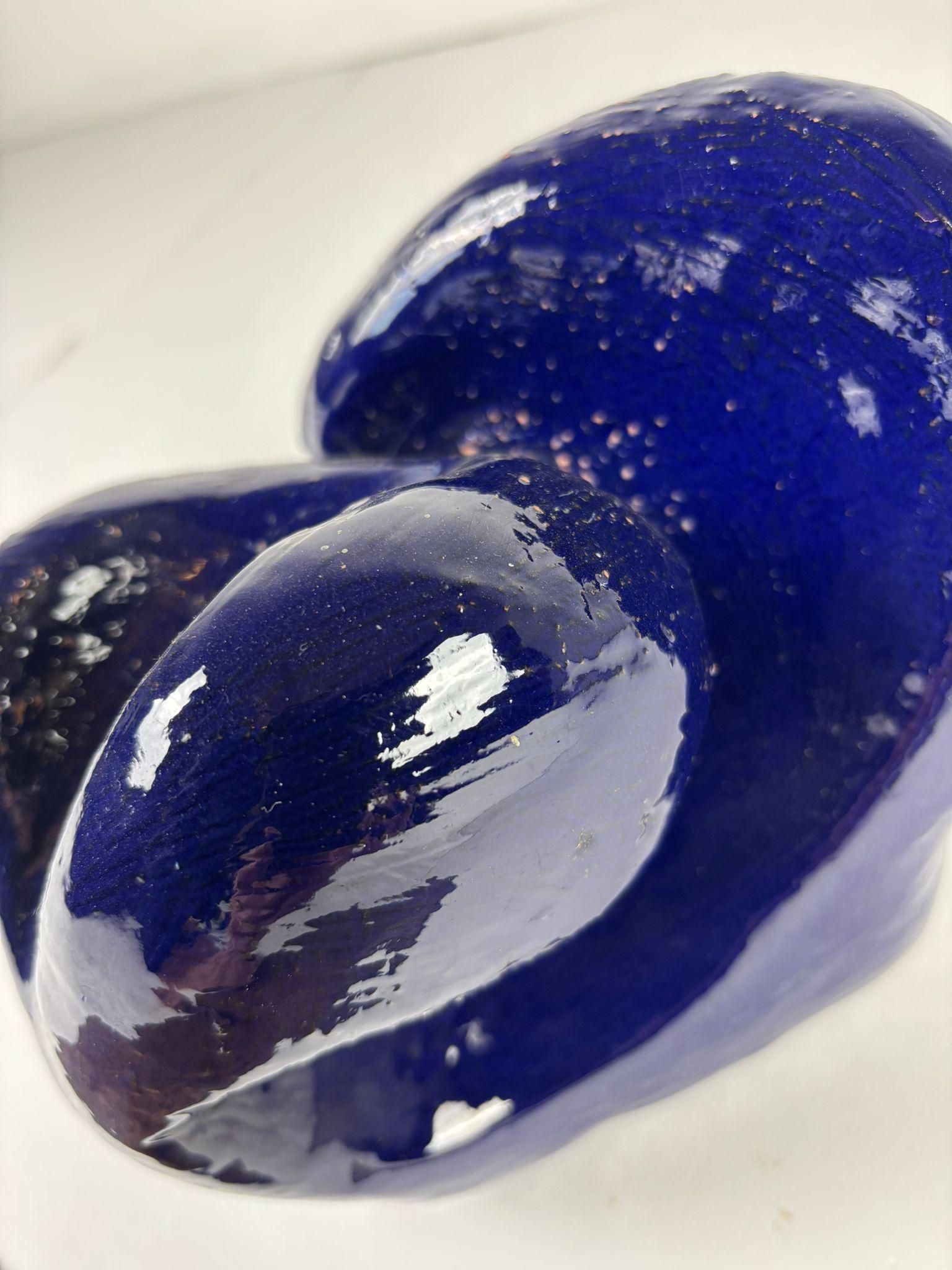 Ceramic sculptural artwork, Raku, “Intimità”, 2003 For Sale 6