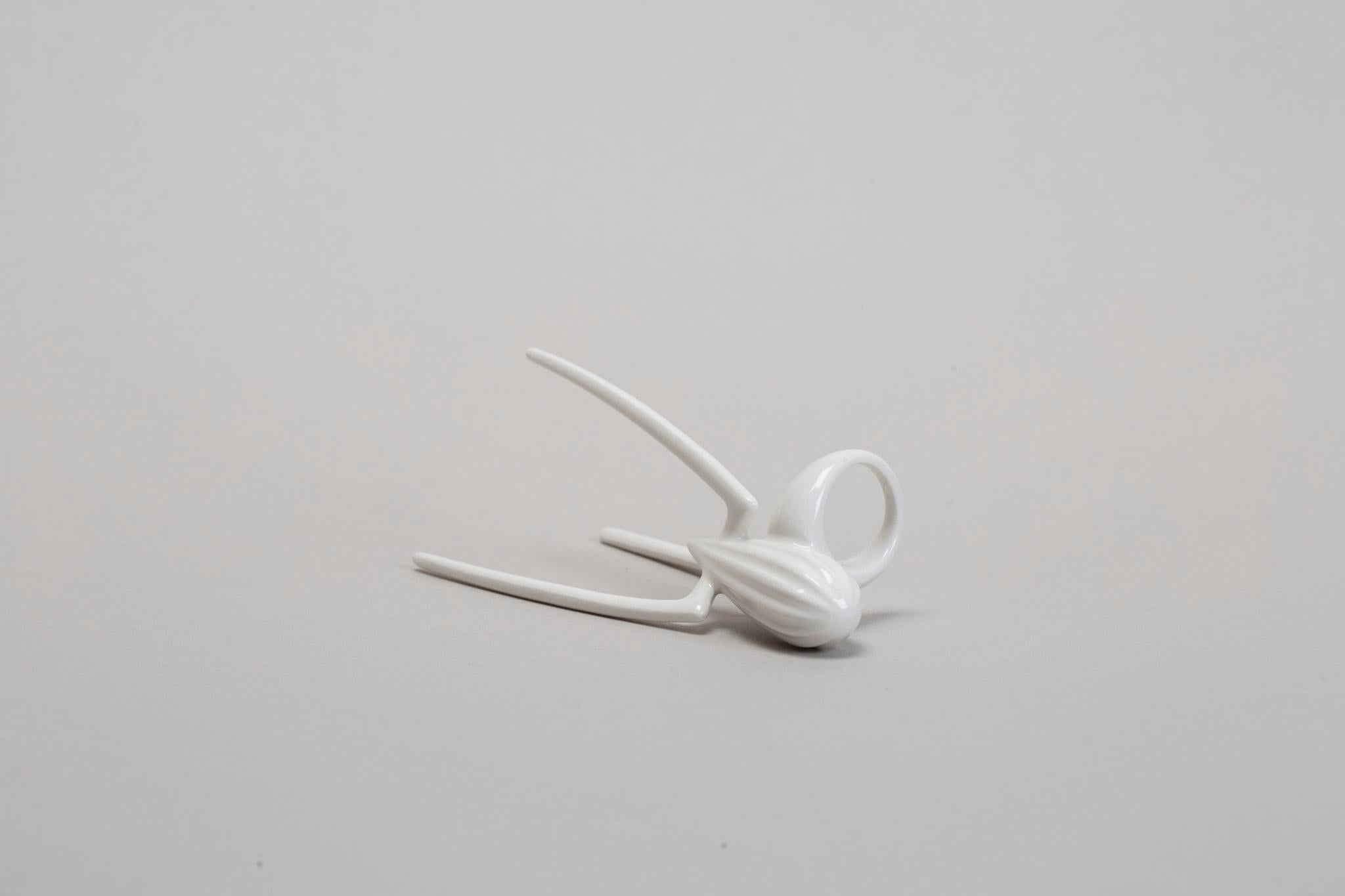 Ceramic Sculptural Ring by Andrea Salvatori Contemporary 21st Century Art Jewel 1
