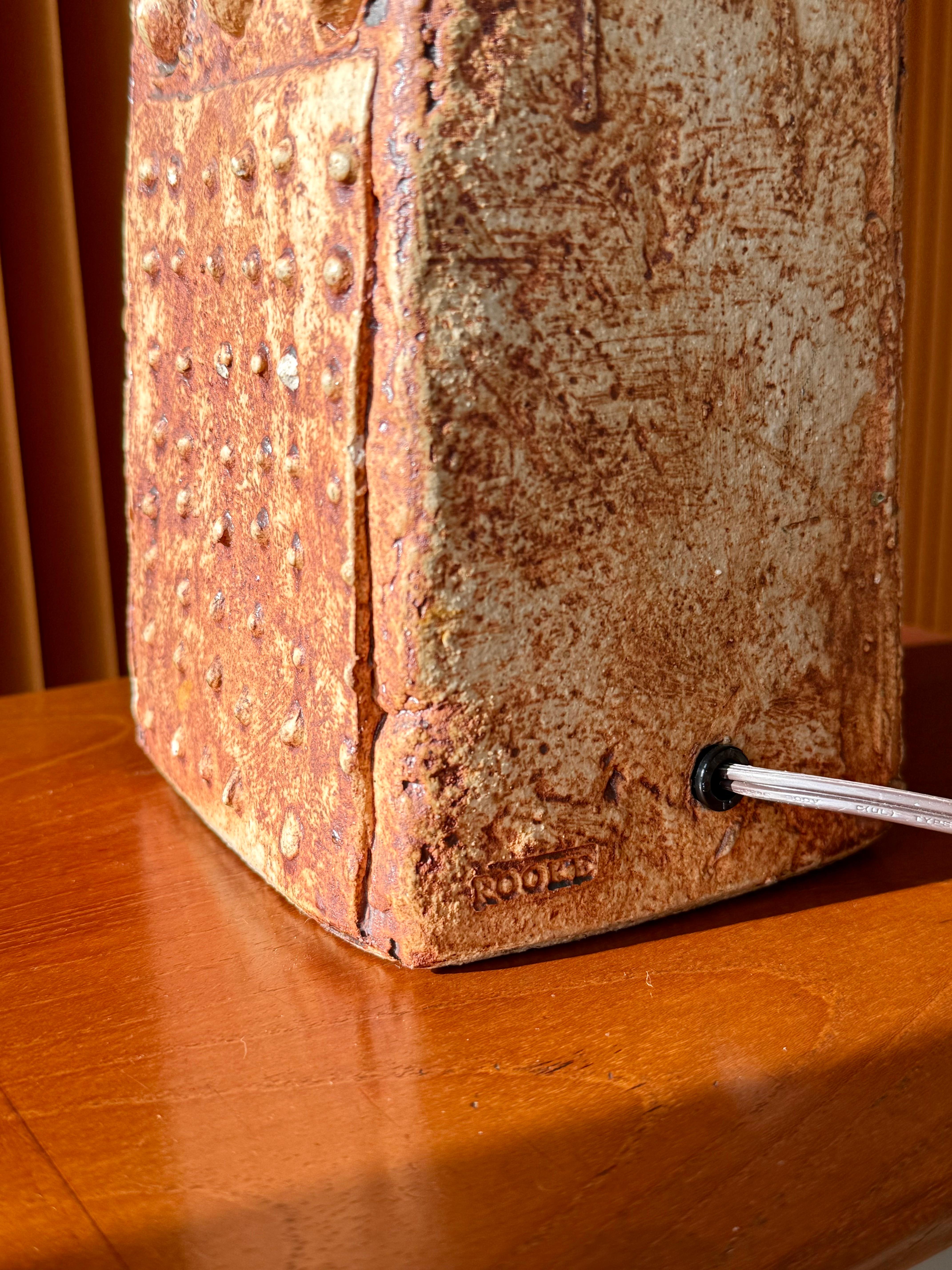20th Century Ceramic Sculptural Table Lamp by Bernard Rooke Studio