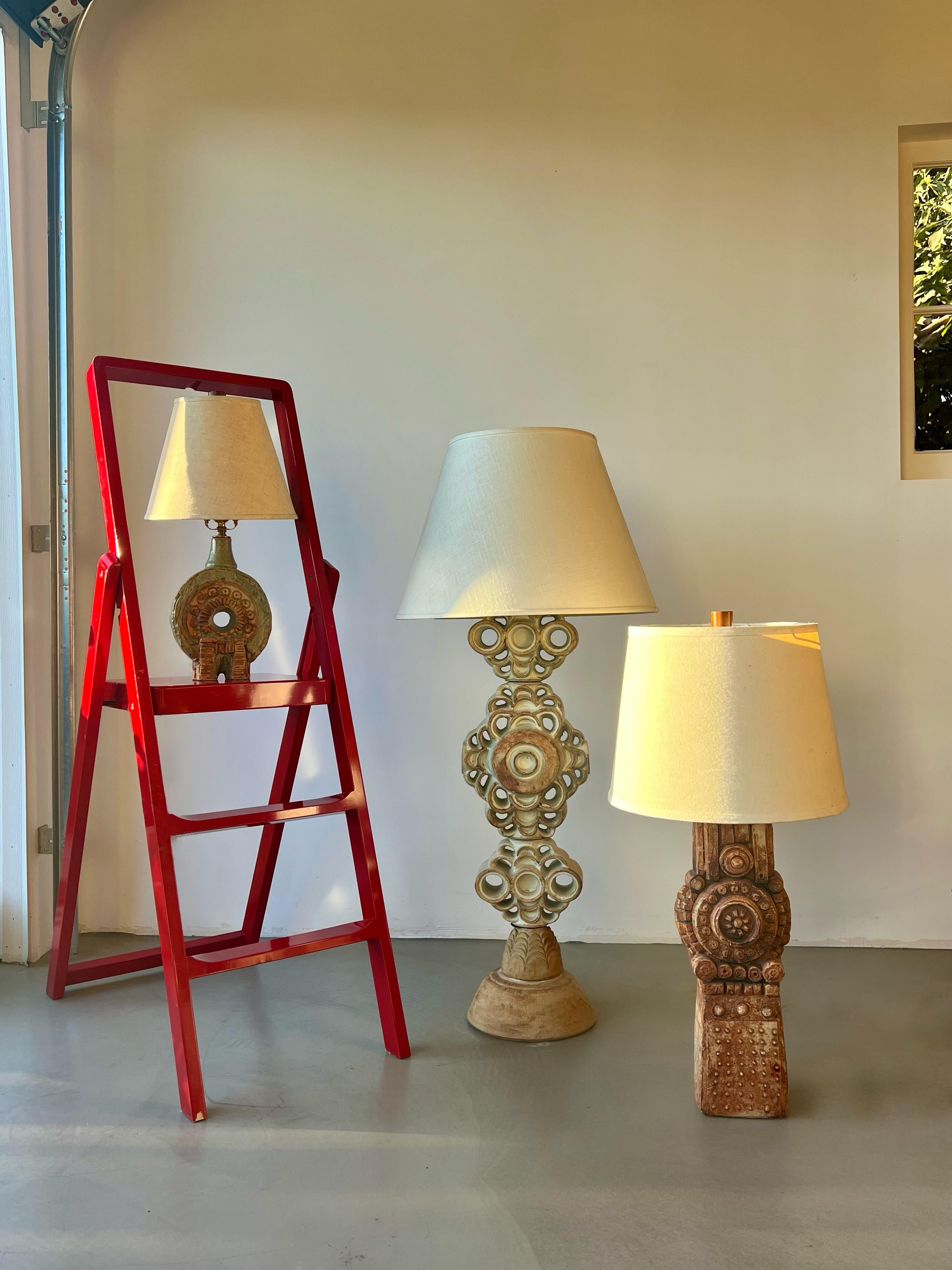 Ceramic Sculptural Table Lamp by Bernard Rooke Studio 1