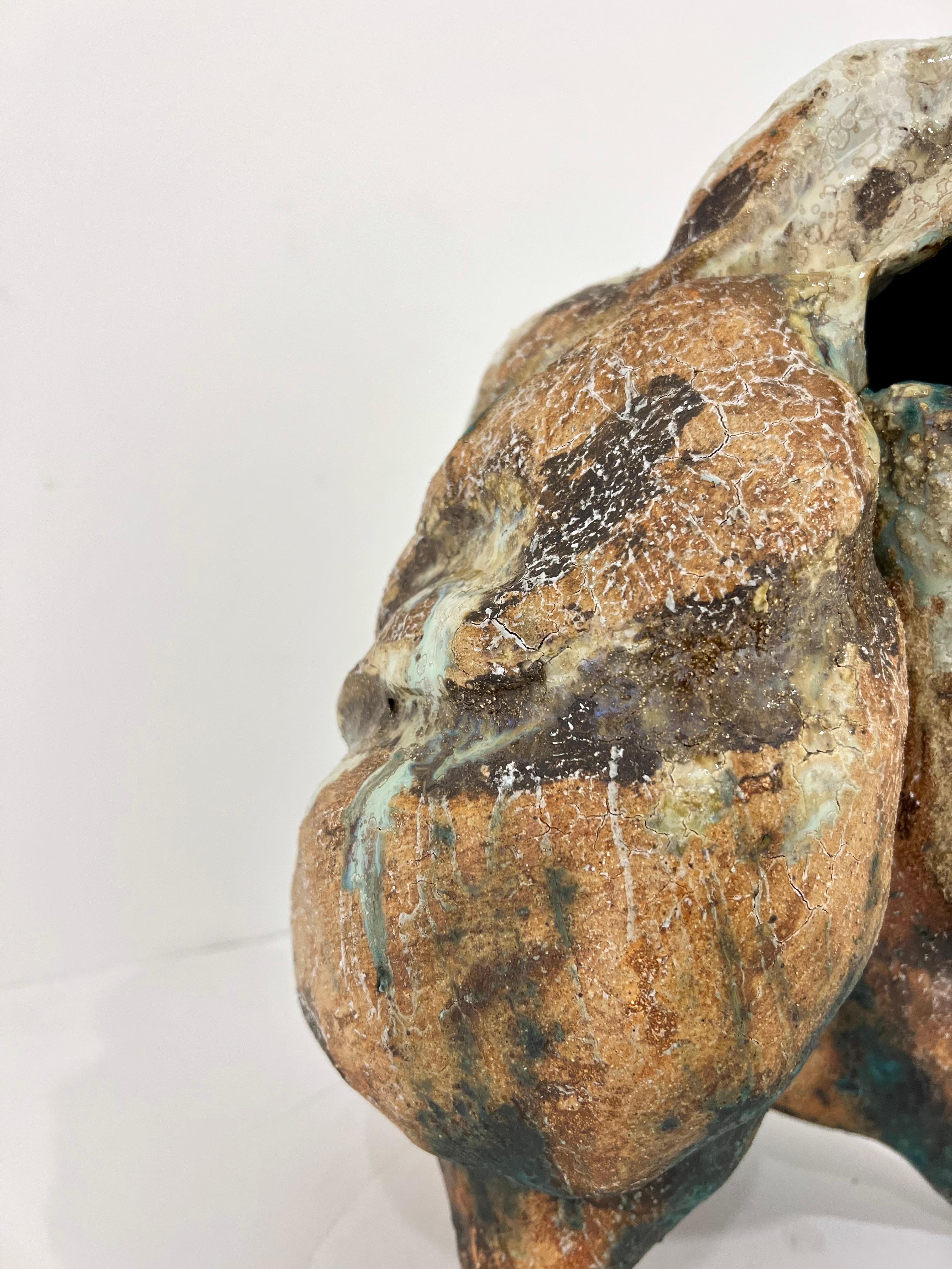 Ceramic Sculptural Vase by Henrik Folsgaard, Denmark, 2020 For Sale 6