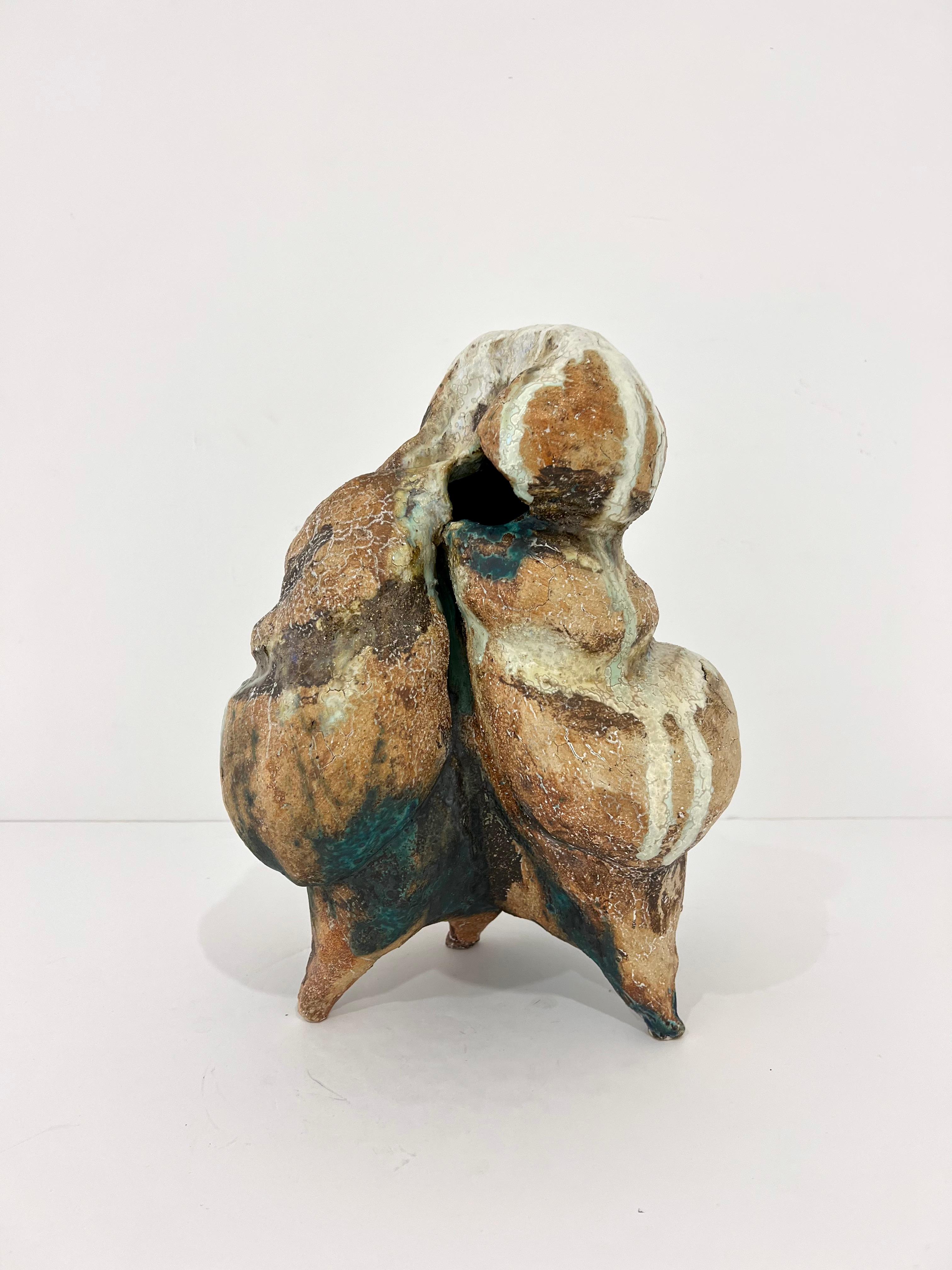 Ceramic Sculptural Vase by Henrik Folsgaard, Denmark, 2020 In Good Condition For Sale In New York, NY