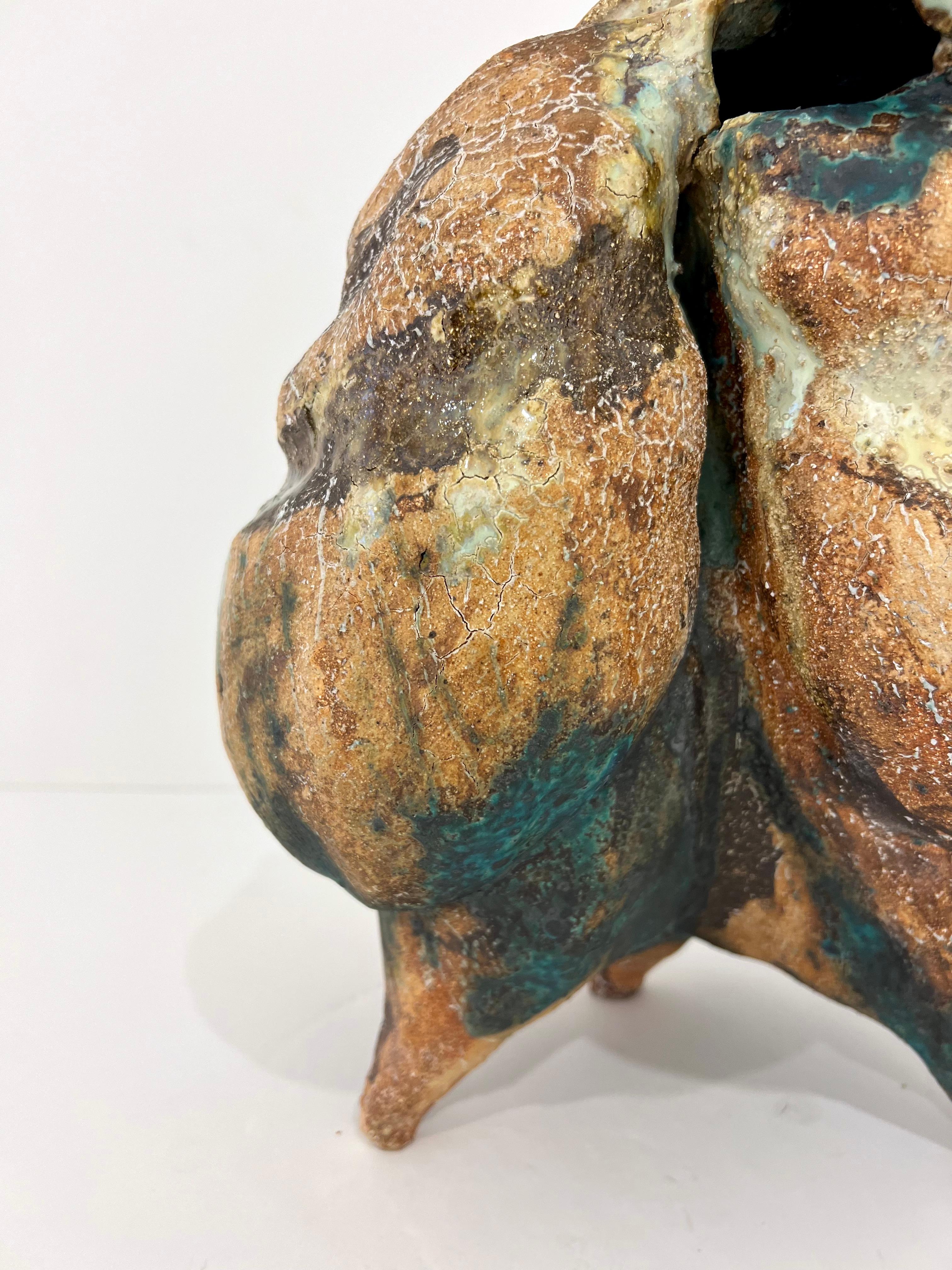Ceramic Sculptural Vase by Henrik Folsgaard, Denmark, 2020 For Sale 2