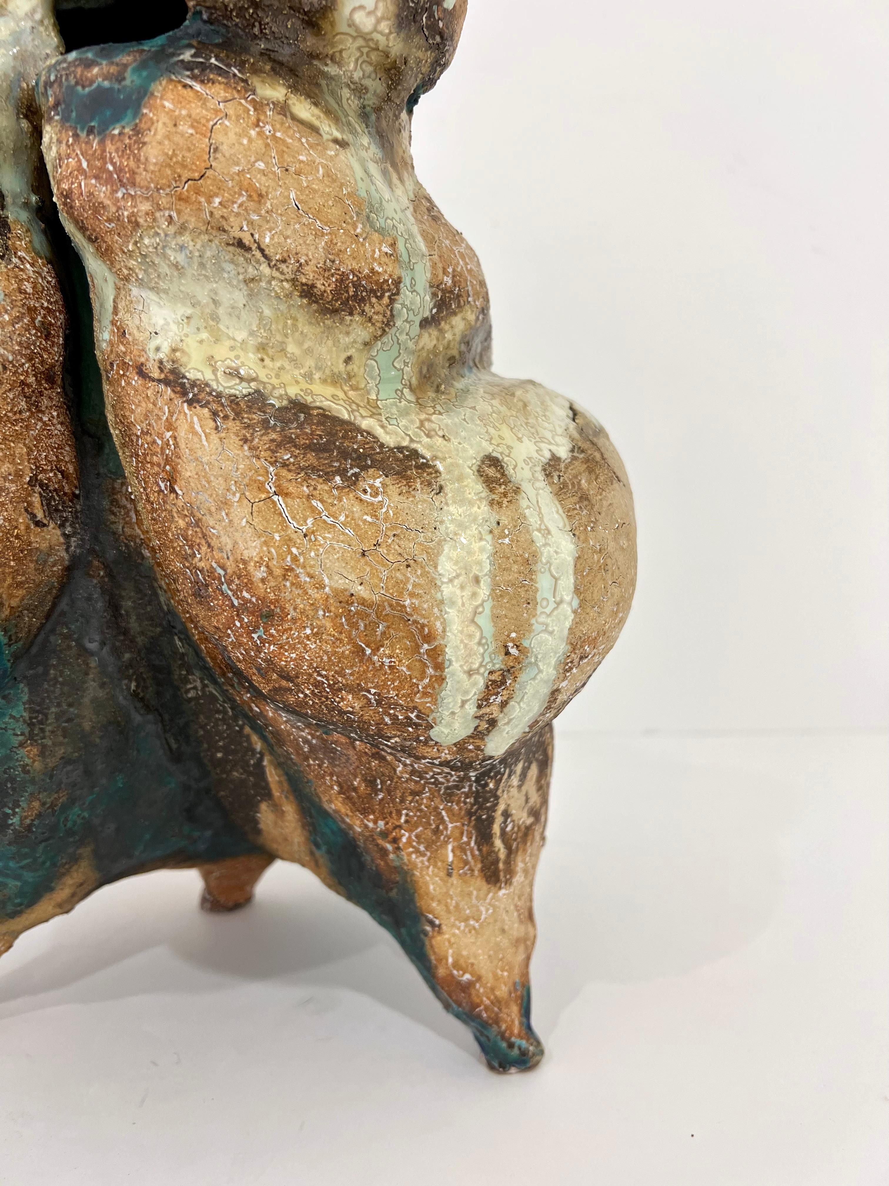 Ceramic Sculptural Vase by Henrik Folsgaard, Denmark, 2020 For Sale 3