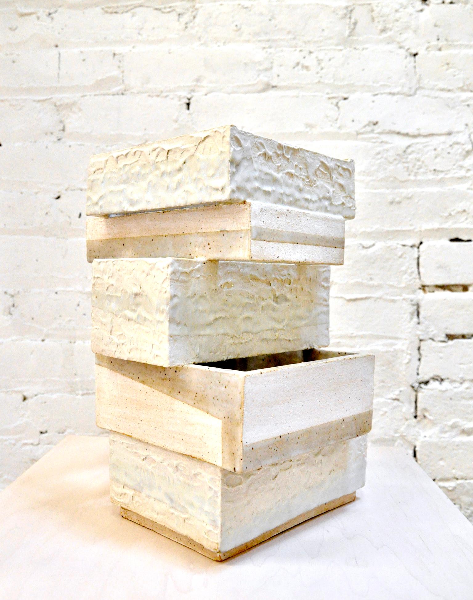 Ceramic Sculptural Vessel by Kathryn Robinson-Millen with Terra Sigillata In New Condition For Sale In Brooklyn, NY