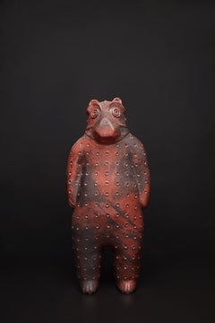 Ceramic Sculpture amulet "Dido Covido" by Makhno Studio