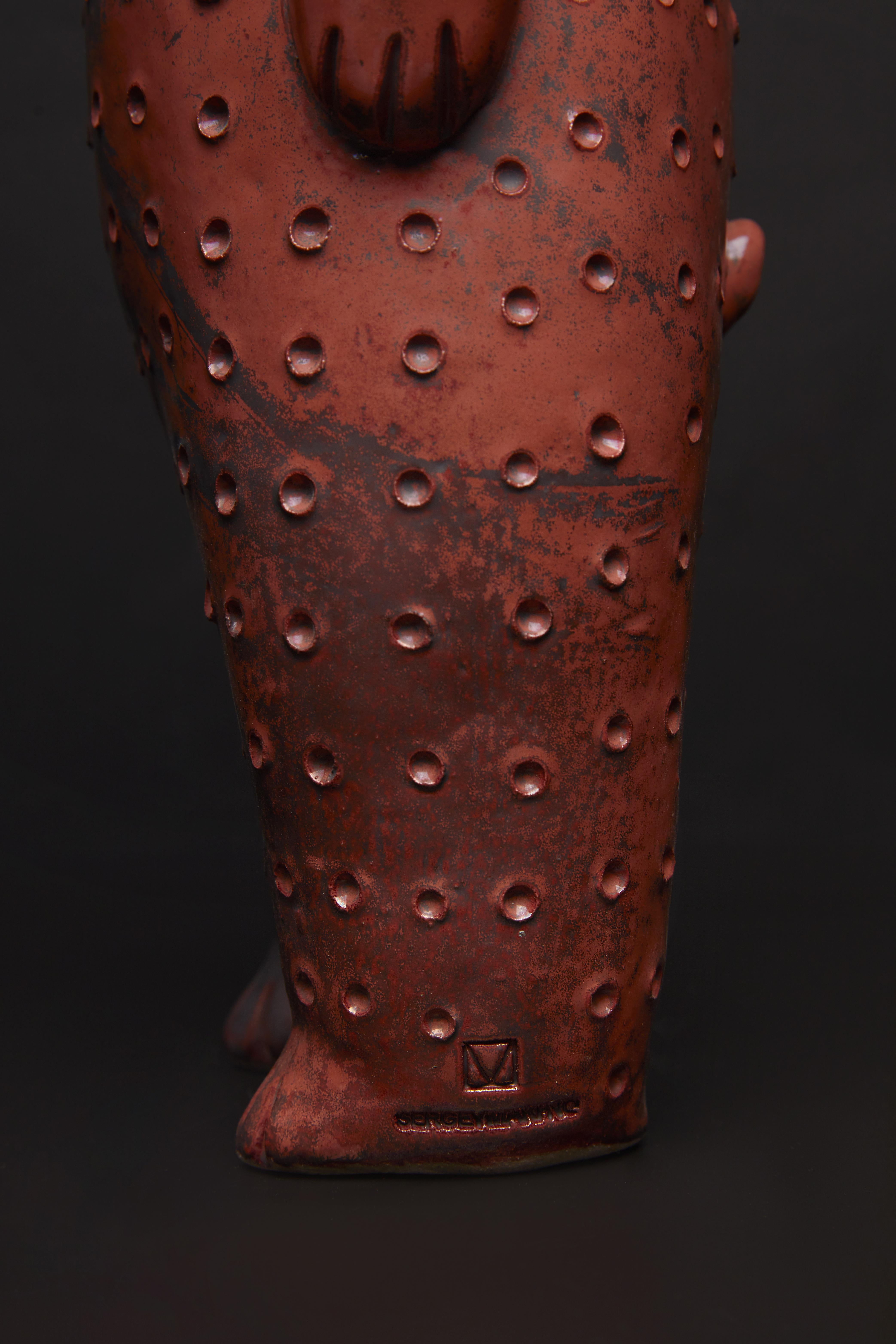 Contemporary Ceramic Sculpture amulet 