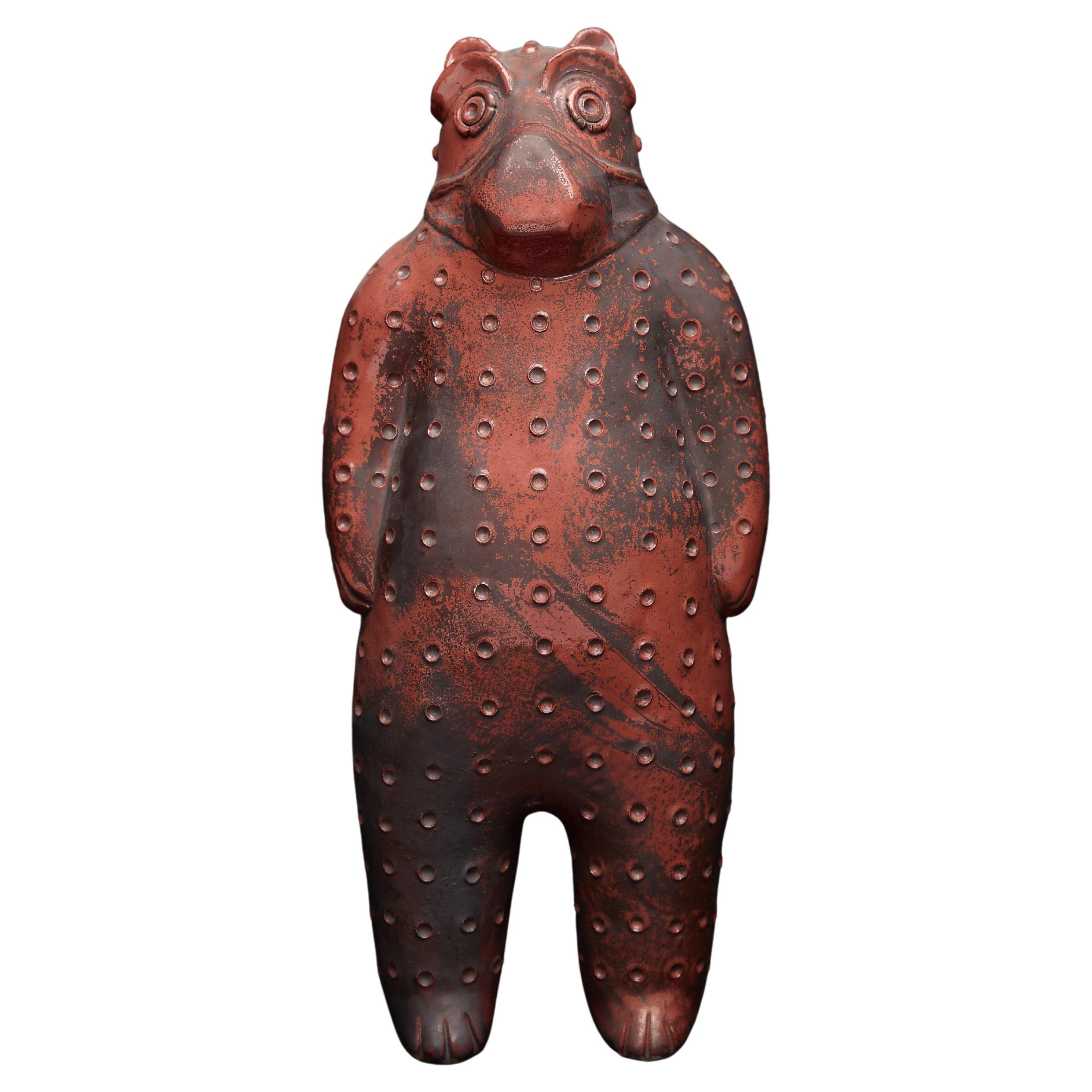 Ceramic Sculpture amulet "Dido Covido" by Makhno Studio