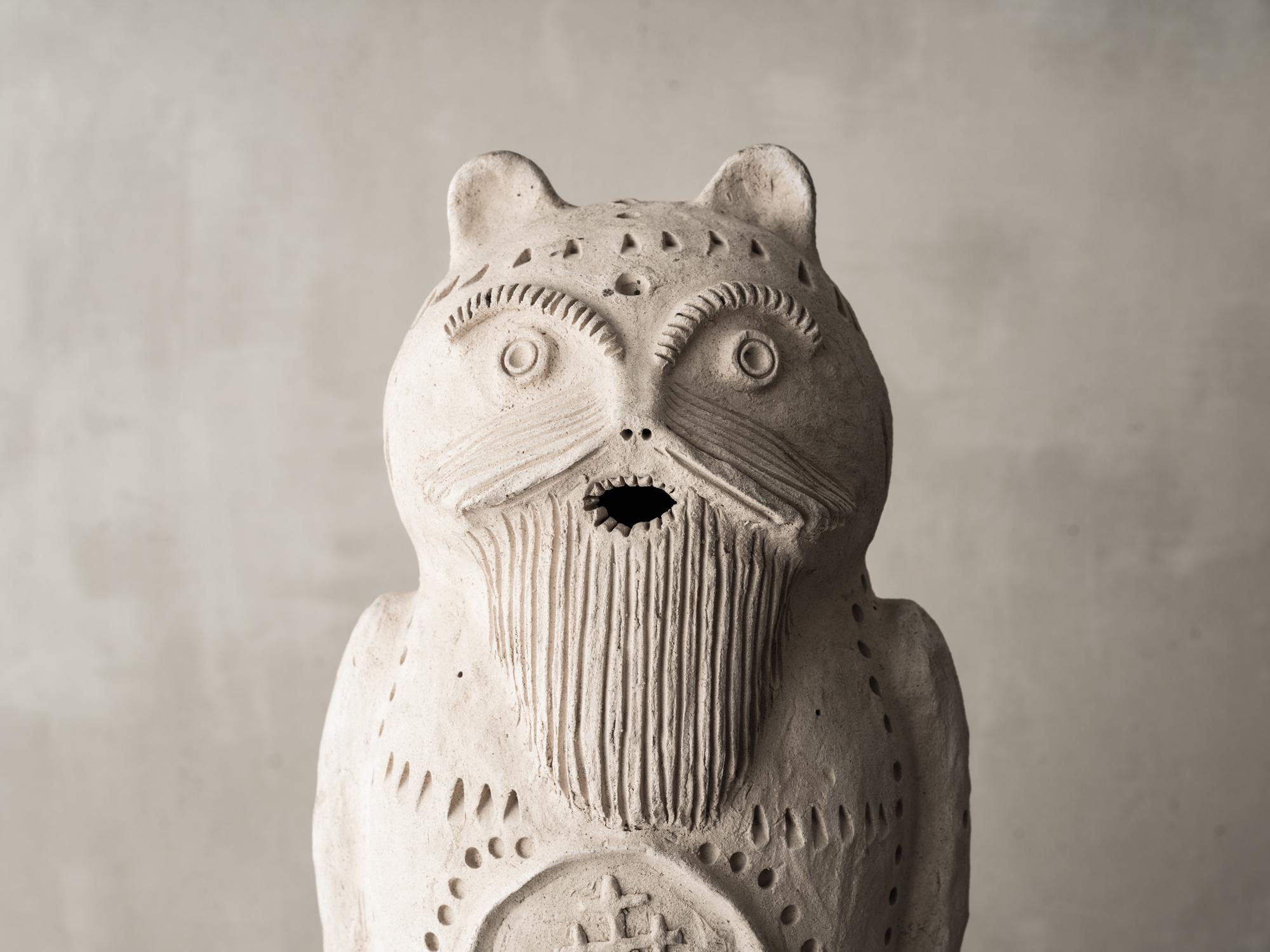 Ceramic sculpture amulet 