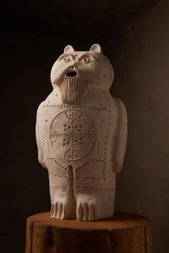 Escultura de cerámica amuleto "Dido Ratai Sky" de Makhno Studio