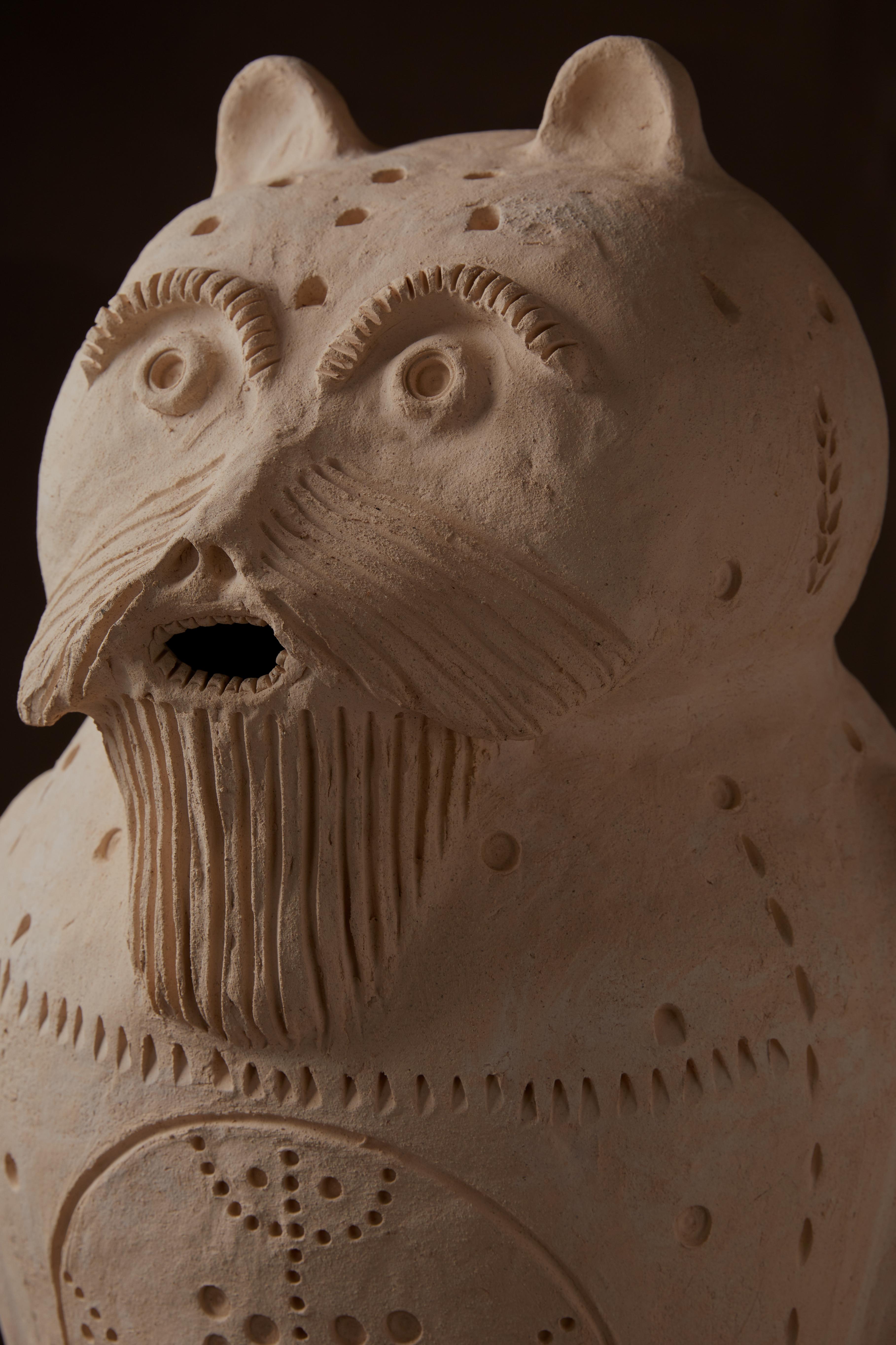 Ceramic sculpture amulet 