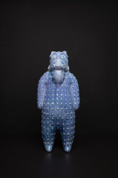 Ceramic sculpture amulet "Dido Zdorovan" by Makhno Studio