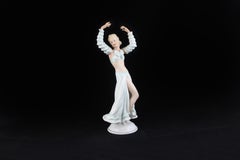 Ceramic sculpture Ballerina by Chaubach Kunst, 40s