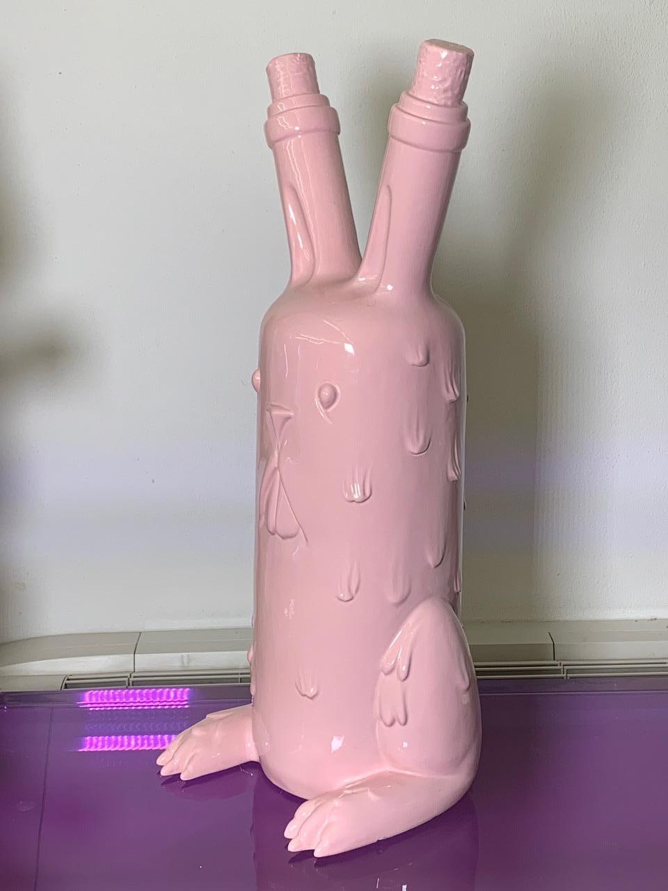 Contemporary Ceramic Sculpture Bunny by Jeremy Fish for Superego Editions, Italy For Sale