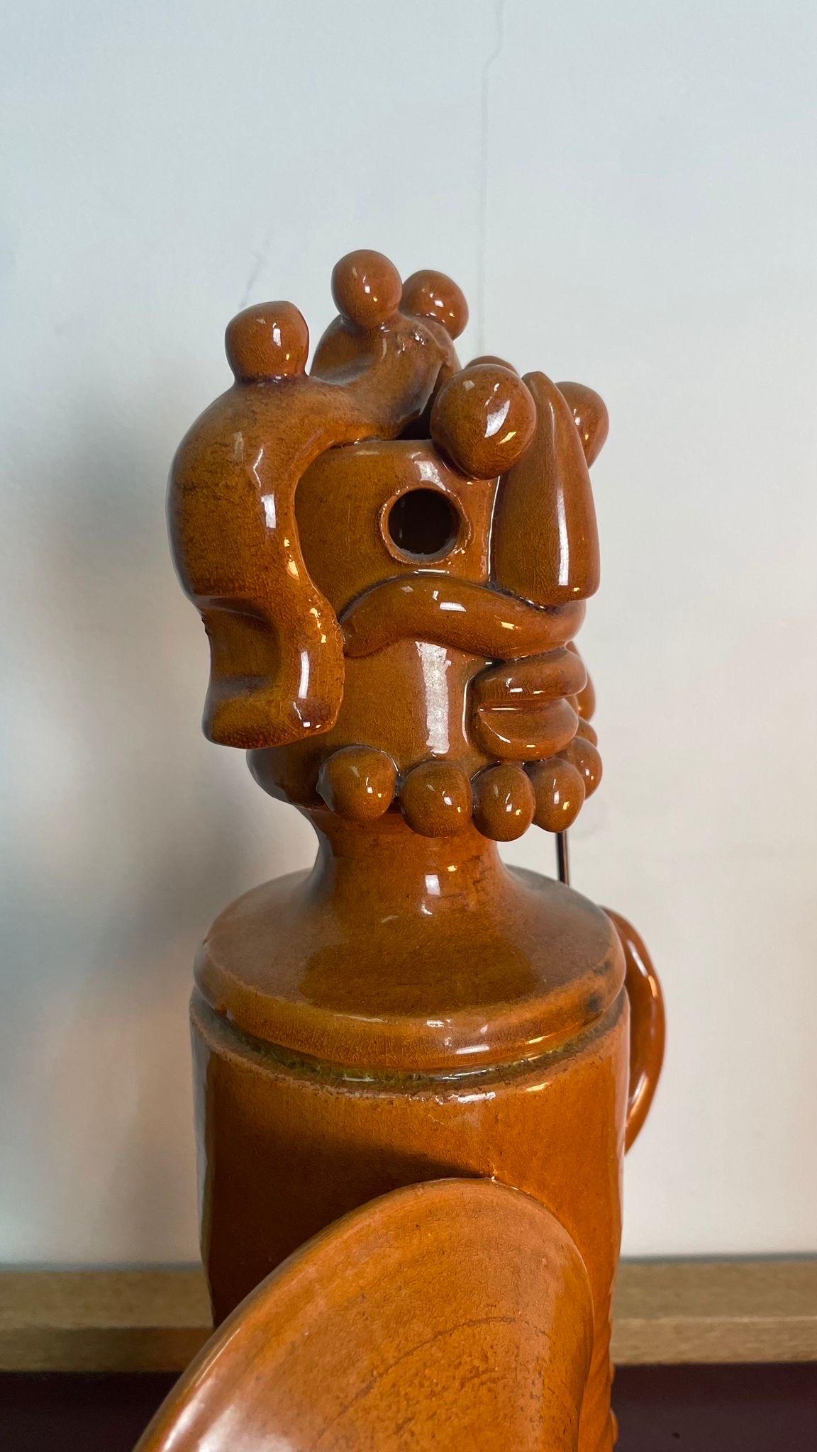 Escultura de cerámica de Boleslaw Danikowski Francés en venta