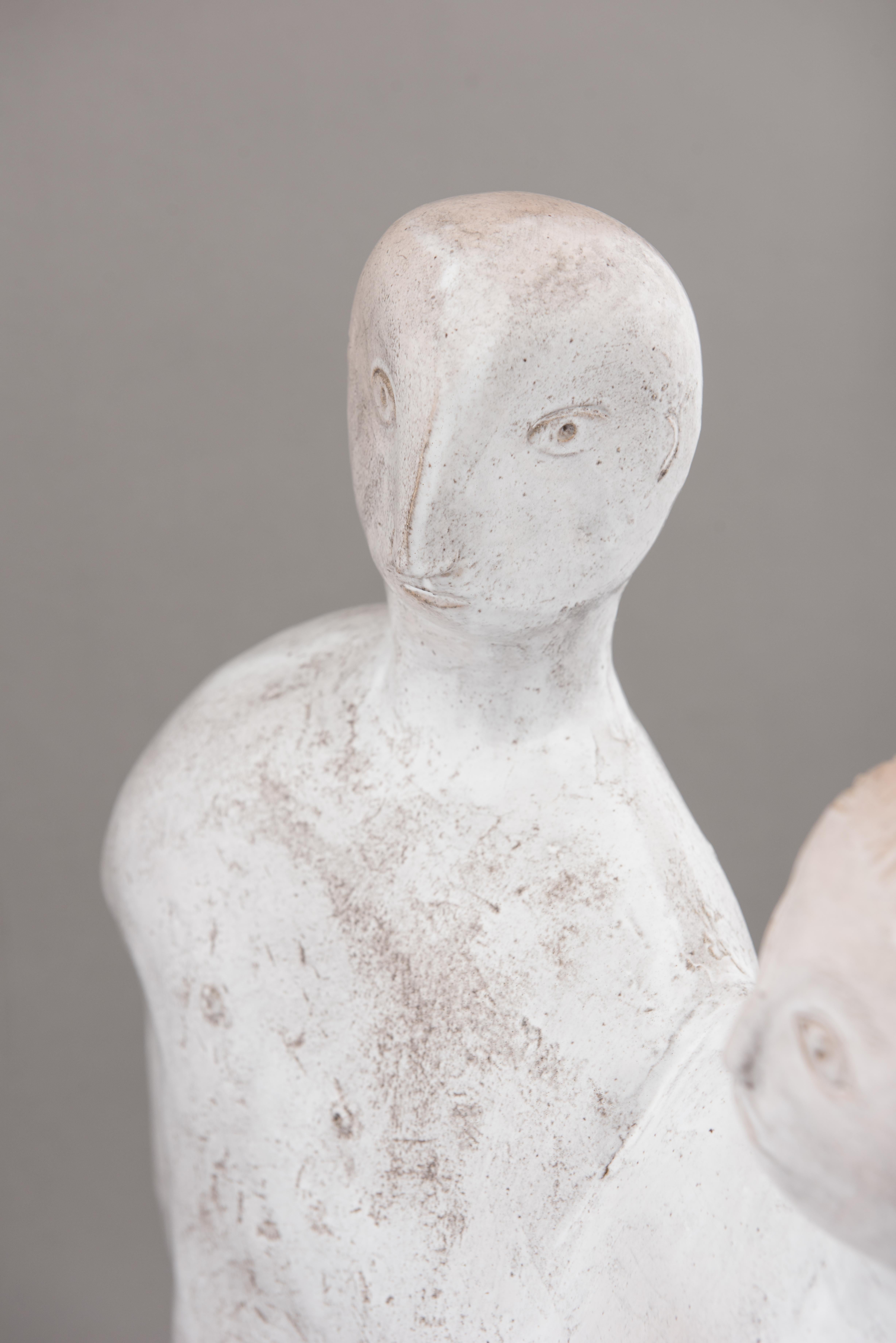 Late 20th Century Ceramic Sculpture by Cloutiers Frères, circa 1990
