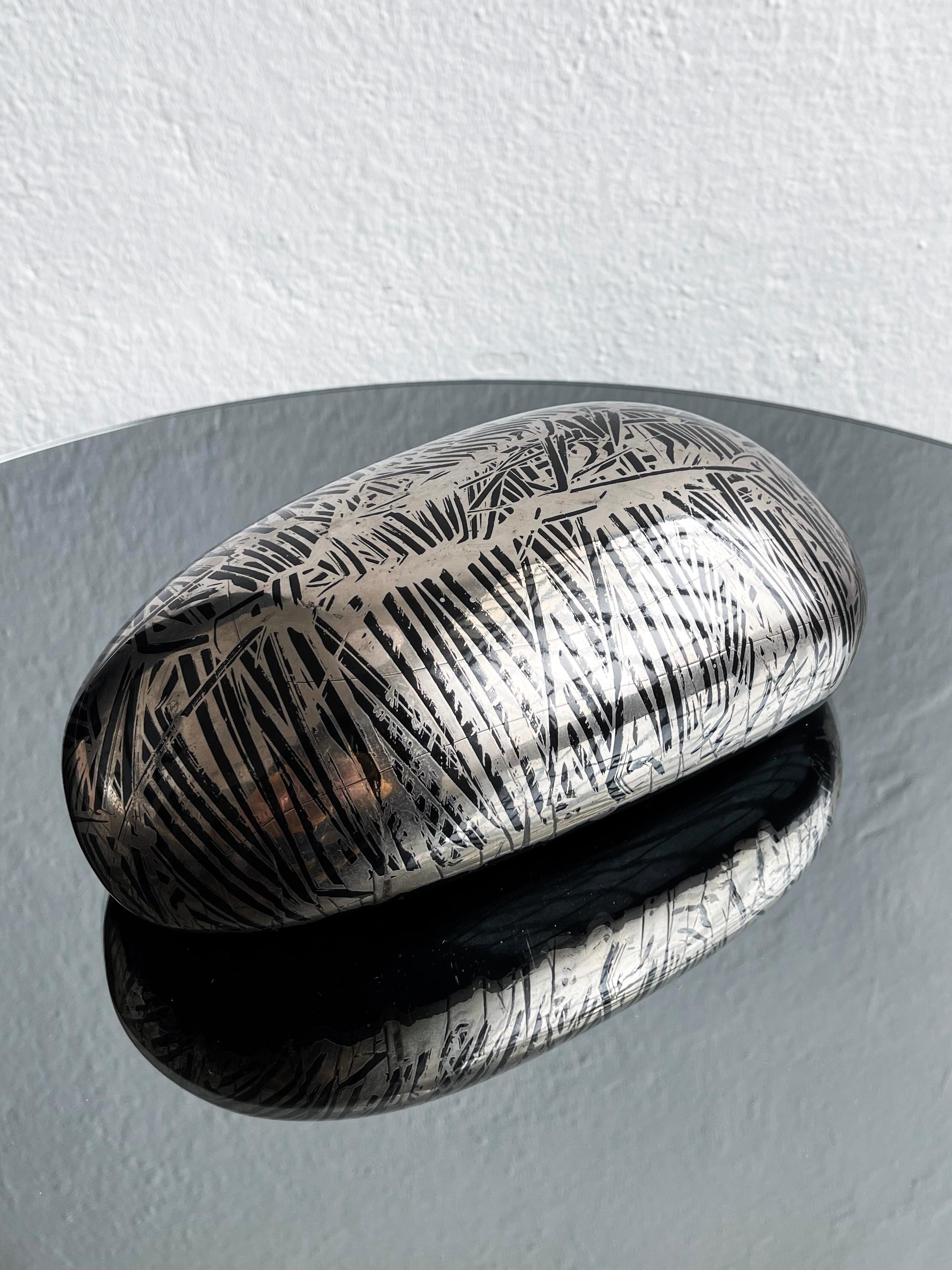 Escultura de cerámica de Emilio Scanavino ''Pane'', Arte moderno italiano, Arte cromado Hecho a mano en venta