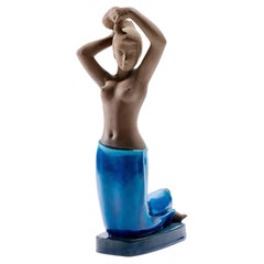 Sculpture en céramique de Johannes Hedegaard pour Royal Copenhagen, années 1950