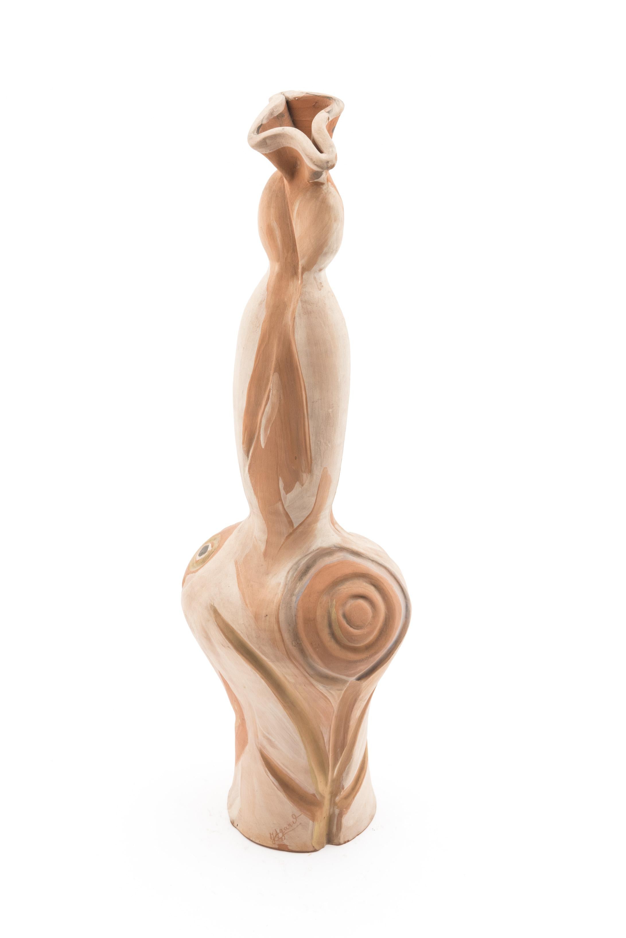 French Ceramic Sculpture by Jules Agard, Vallauris, 1950s For Sale