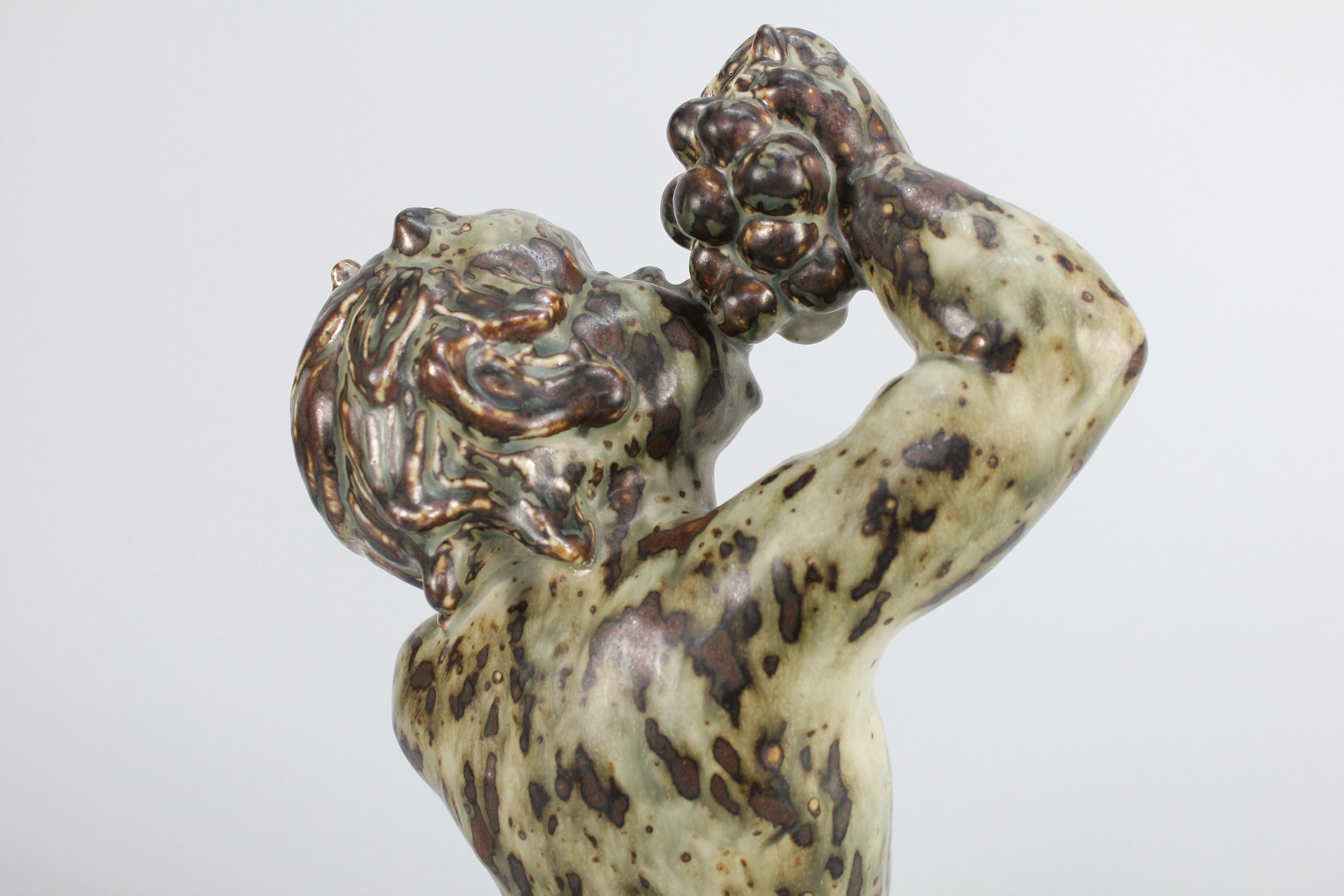 Ceramic Sculpture by Knyd Kyhn for Royal Copenhagen, Denmark 4