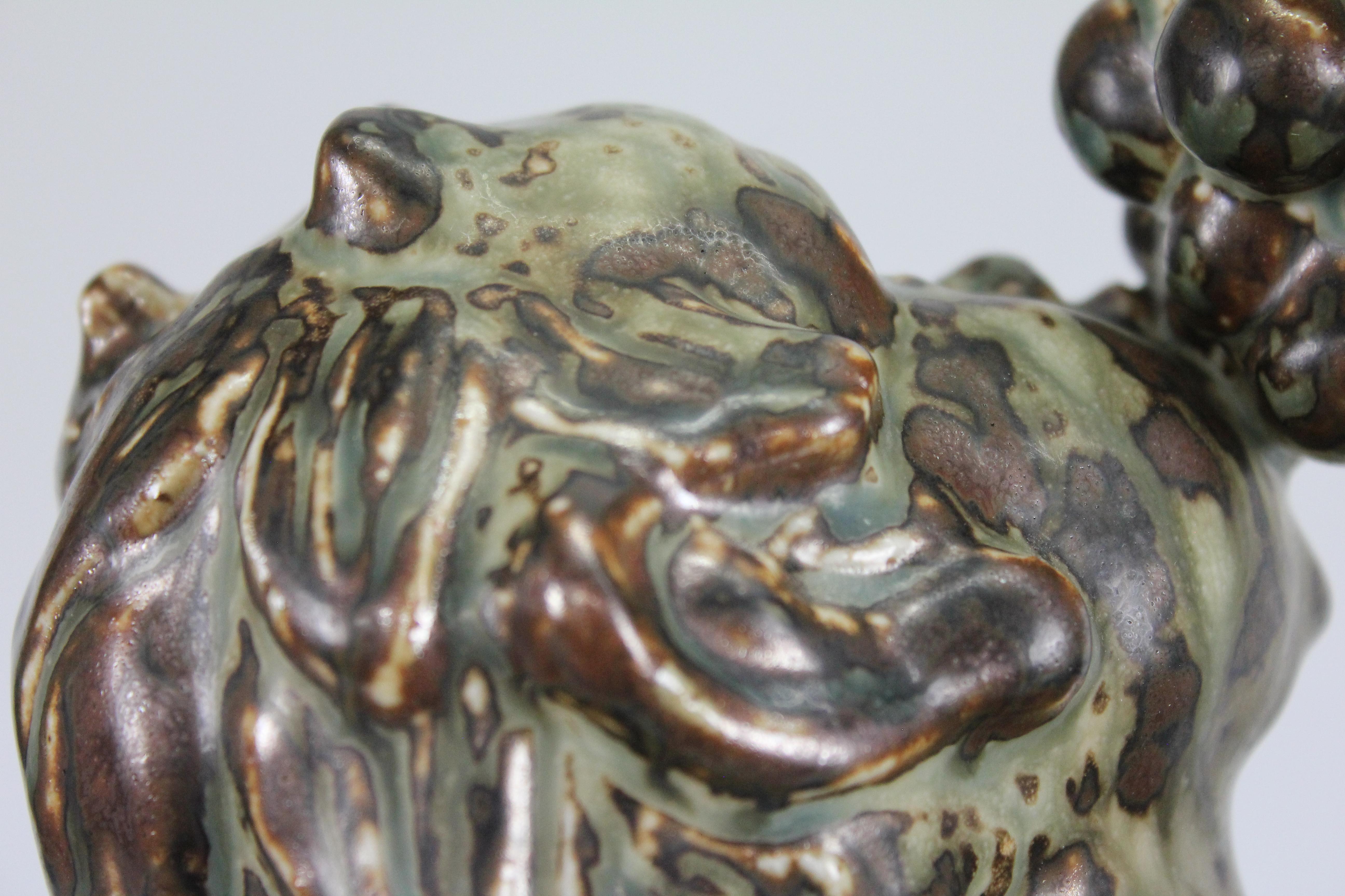 Ceramic Sculpture by Knyd Kyhn for Royal Copenhagen, Denmark 5