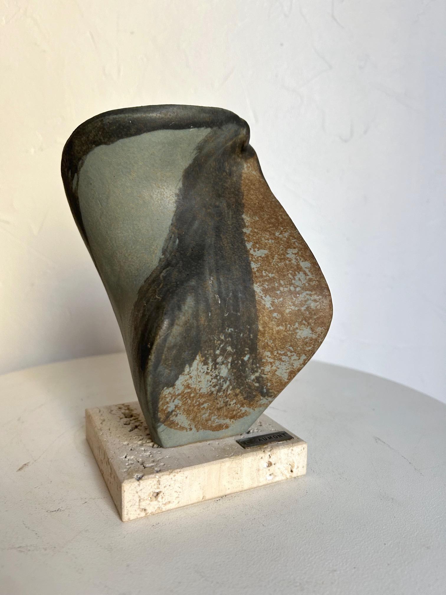 Postmoderno Scultura in ceramica di Lilianne Caumont risalente agli anni '70-'80 in vendita