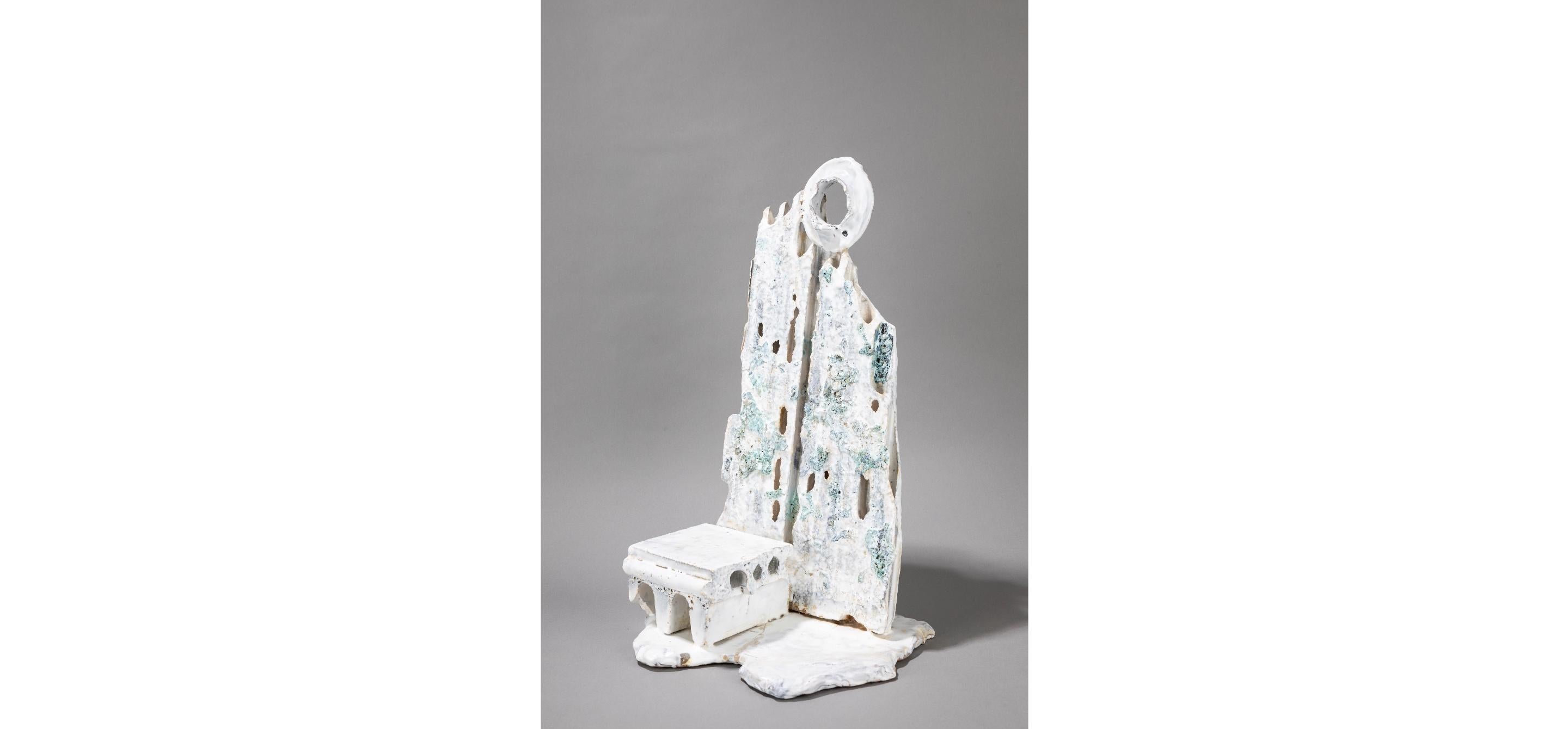 Ceramic sculpture by Marcello Fantoni, 1950.
Glazed ceramic. Single piece. Original signature. Cooking defect.

Biography
Marcello Fantoni was born in Florence on October 1, 1915. Growing up, he became passionate about art, and therefore enrolled in
