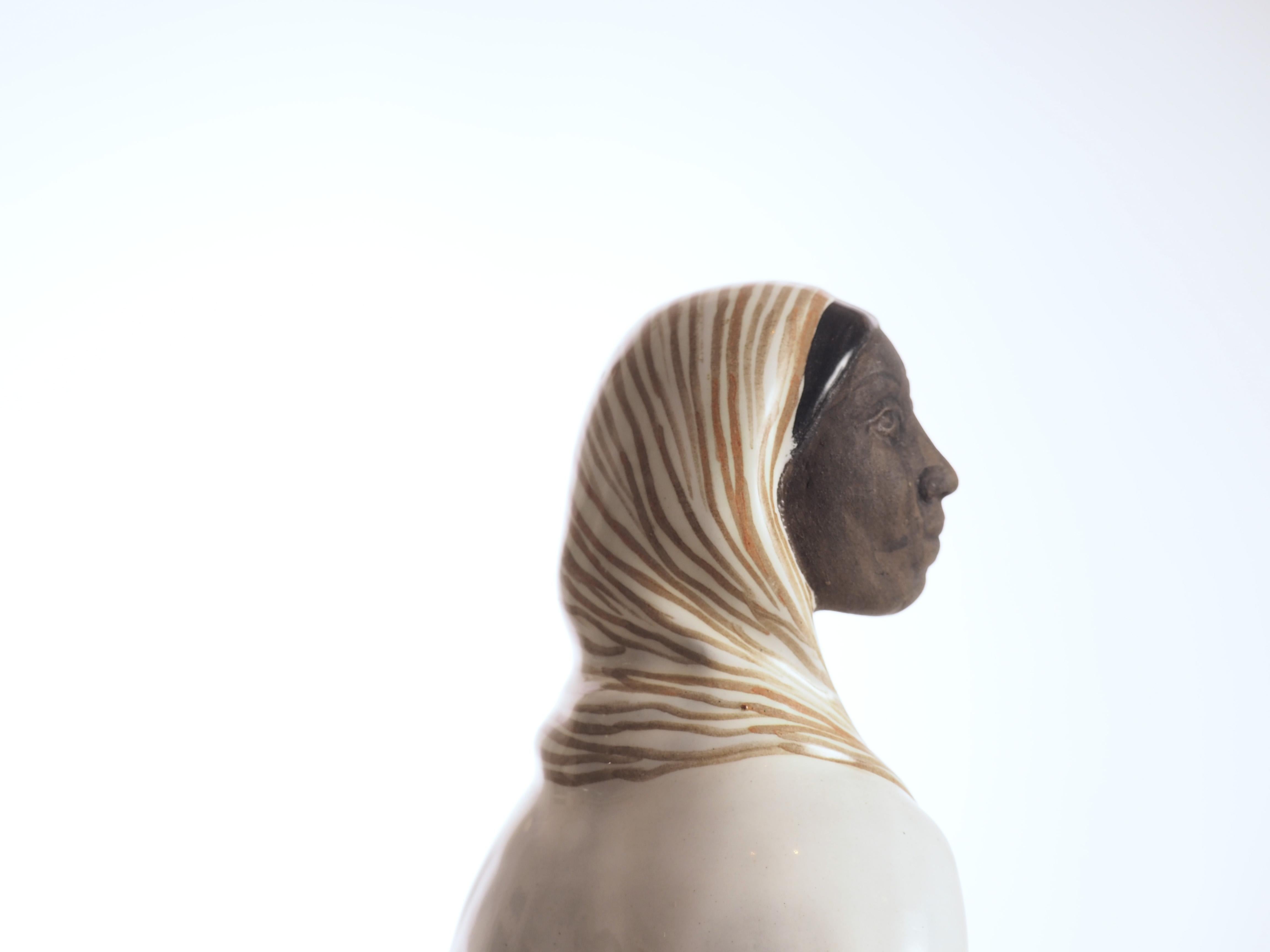 Escultura de cerámica de Mari Simmulson para Upsala Ekeby, Suecia Cerámico en venta