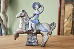 Scultura in ceramica di Menelika