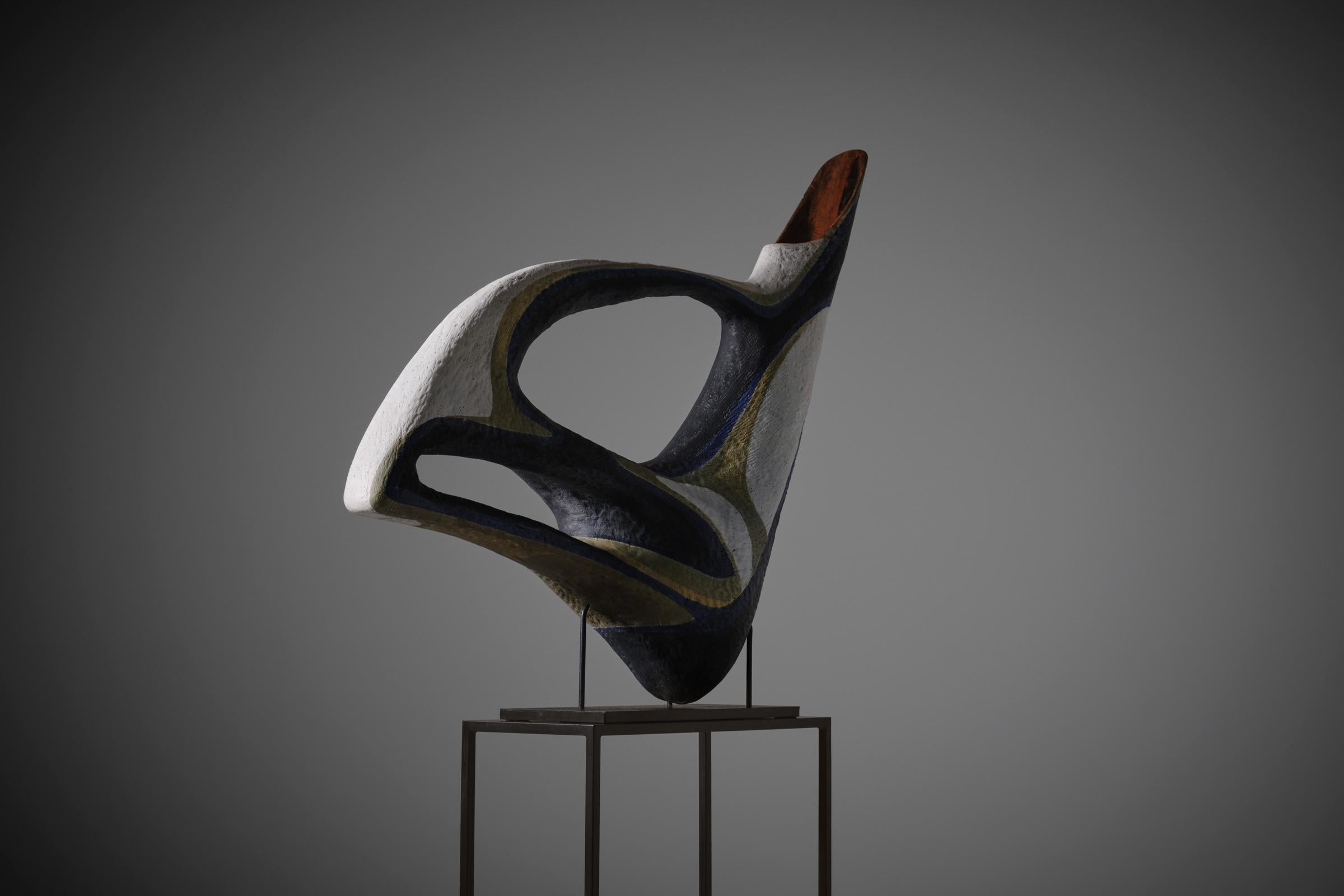 Ceramic Sculpture by Salvatore Meli, Italy, 1963 For Sale 2